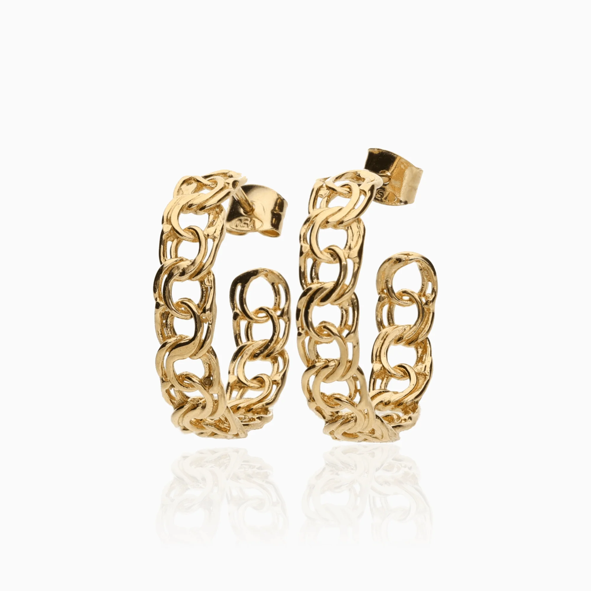 Bismarck earrings 3.25g 18K gold