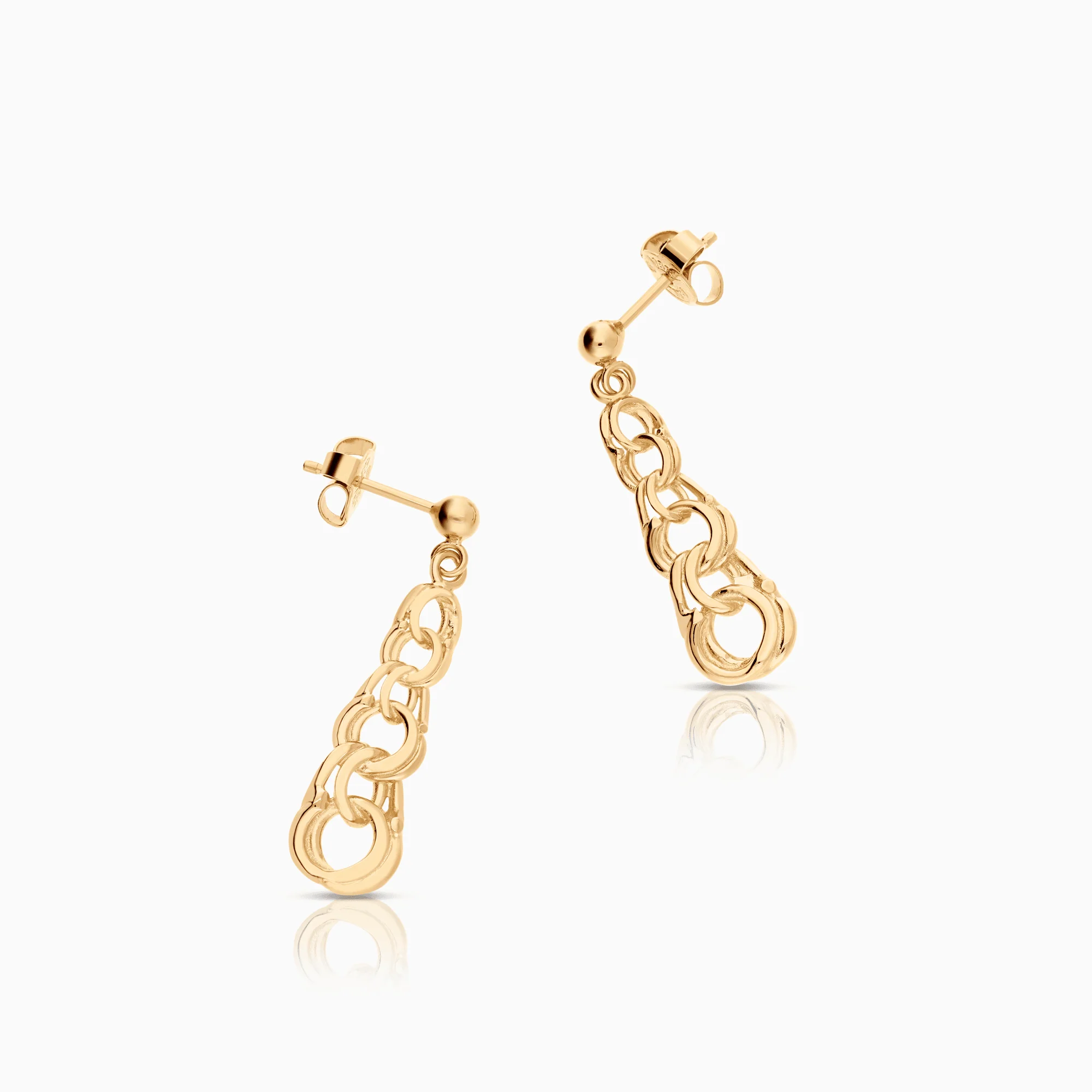 Bismarck earrings 3.56g 18K gold - Image 2