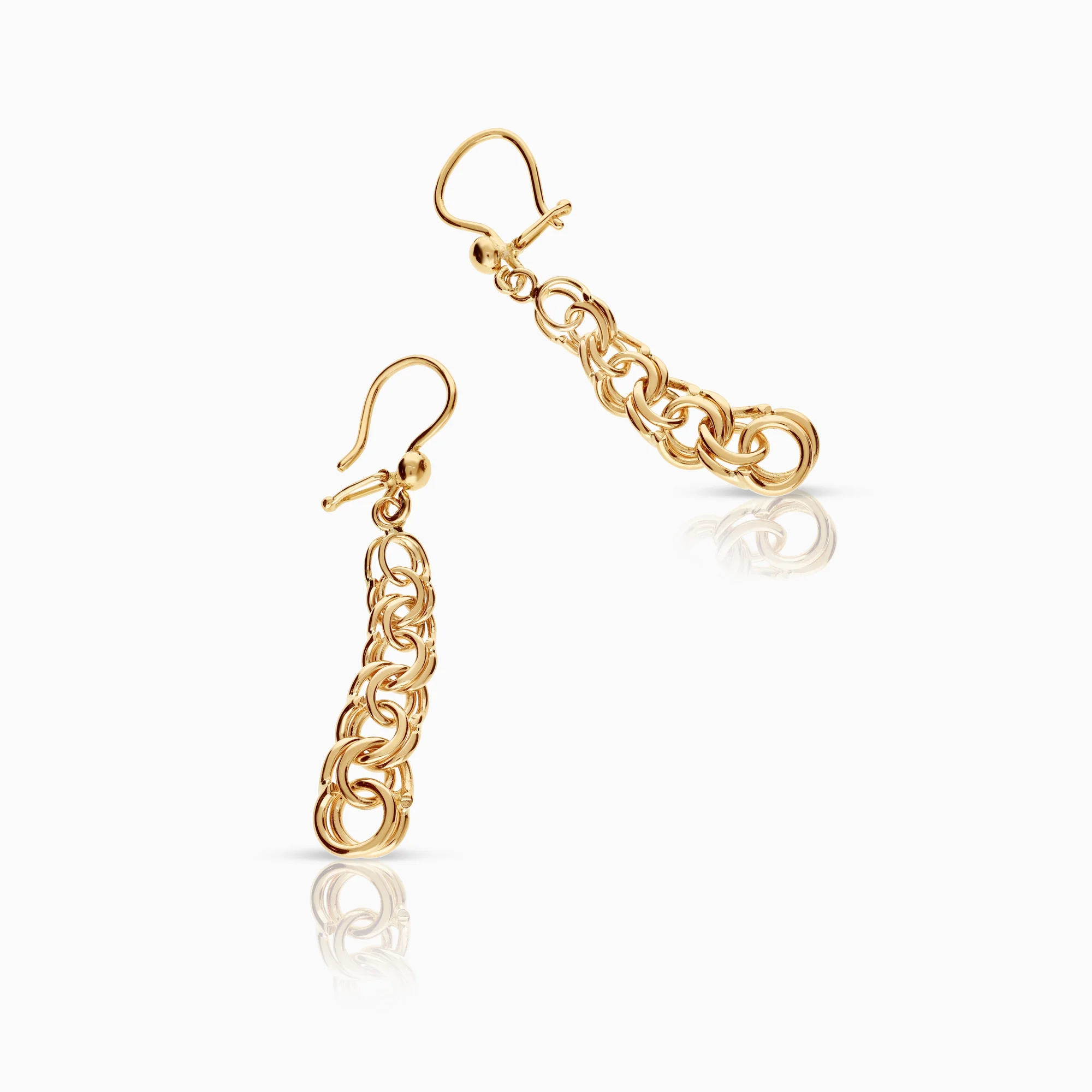 Bismarck earrings 4.82g 18K gold - Image 2