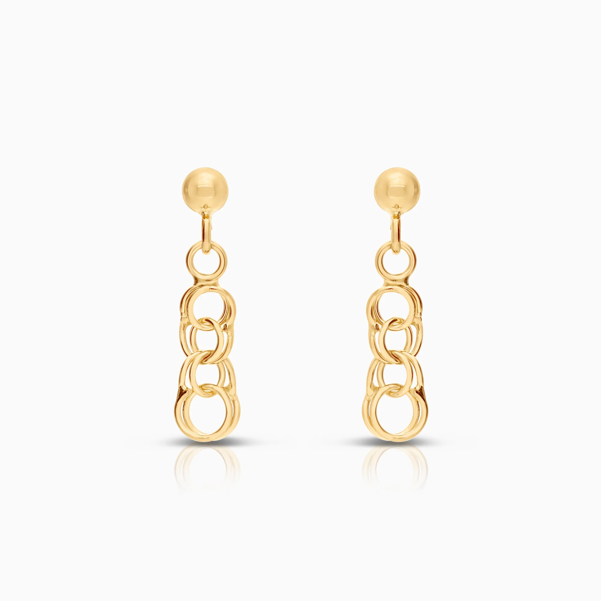 Bismarck earrings 0.86g 18K gold