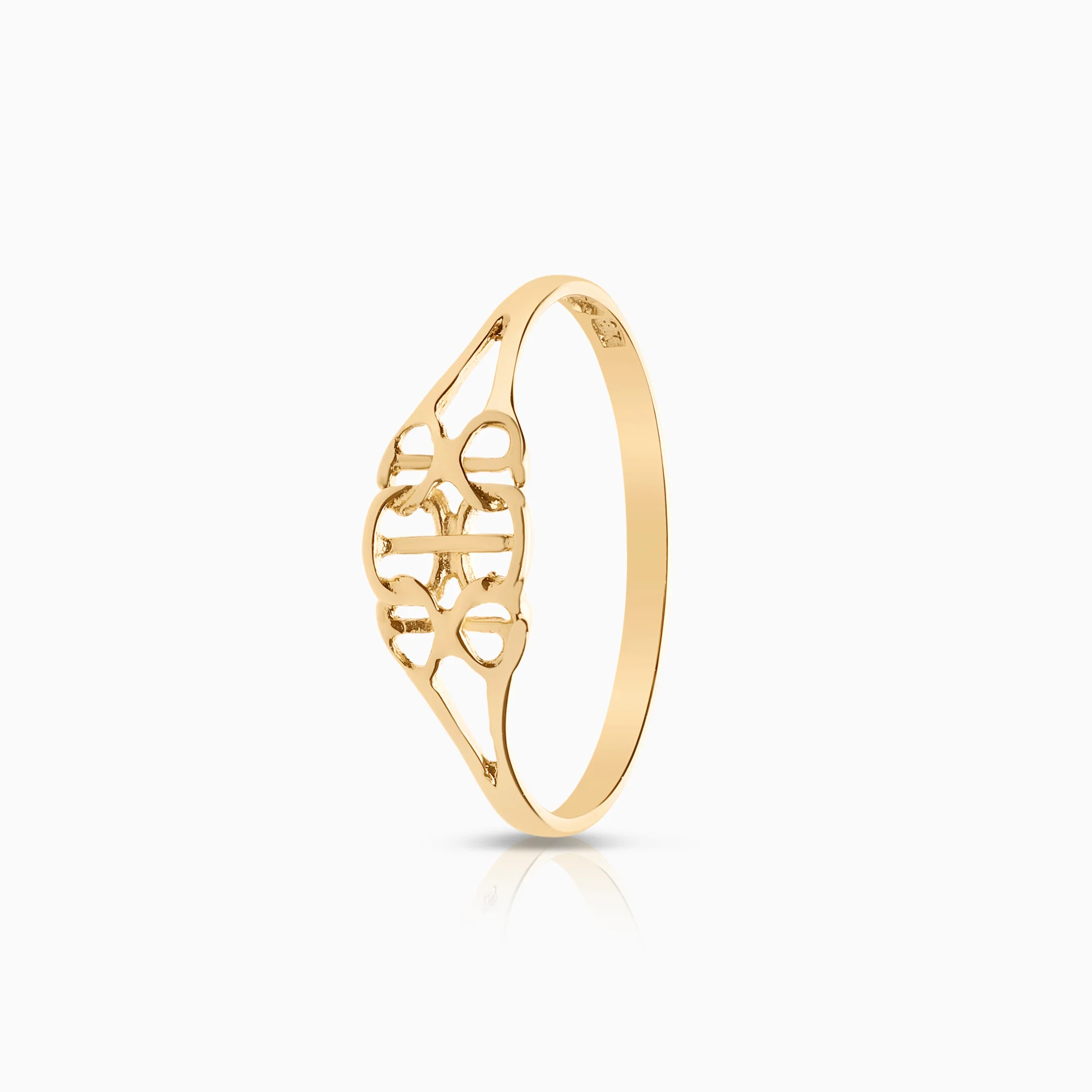 X-link ring 0.72 g 18K gold