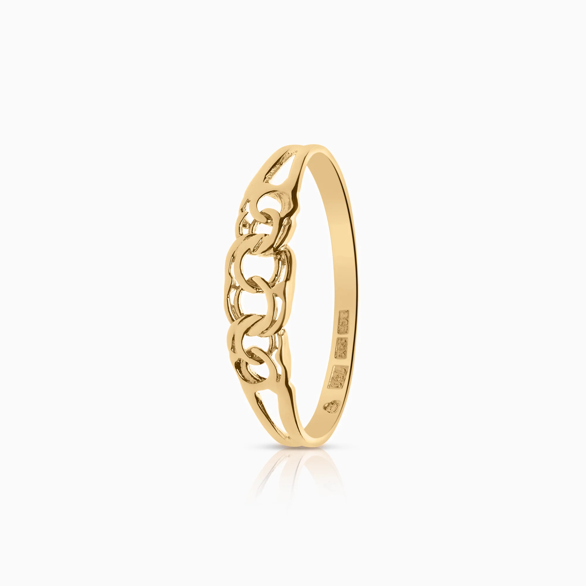 Bismarck ring 0.88g 18K gold