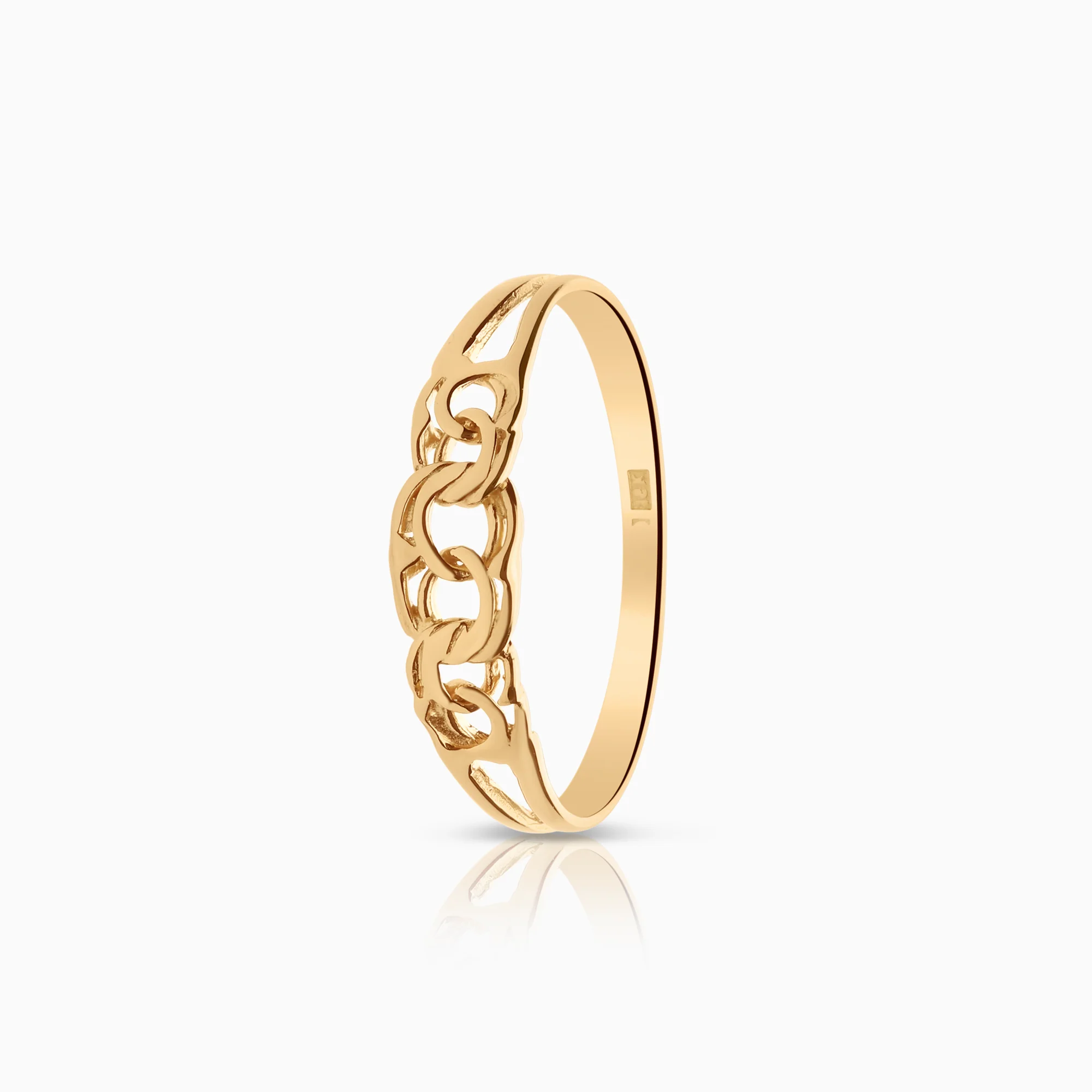 Bismarck ring 0.93g 18K gold