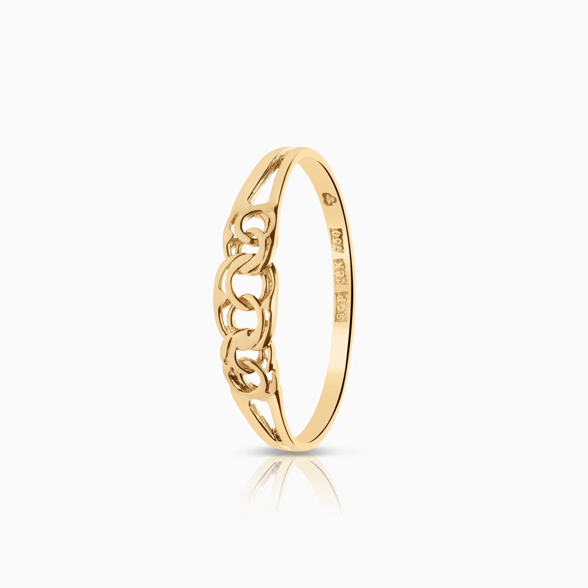Bismarck ring 0.99g 18K gold