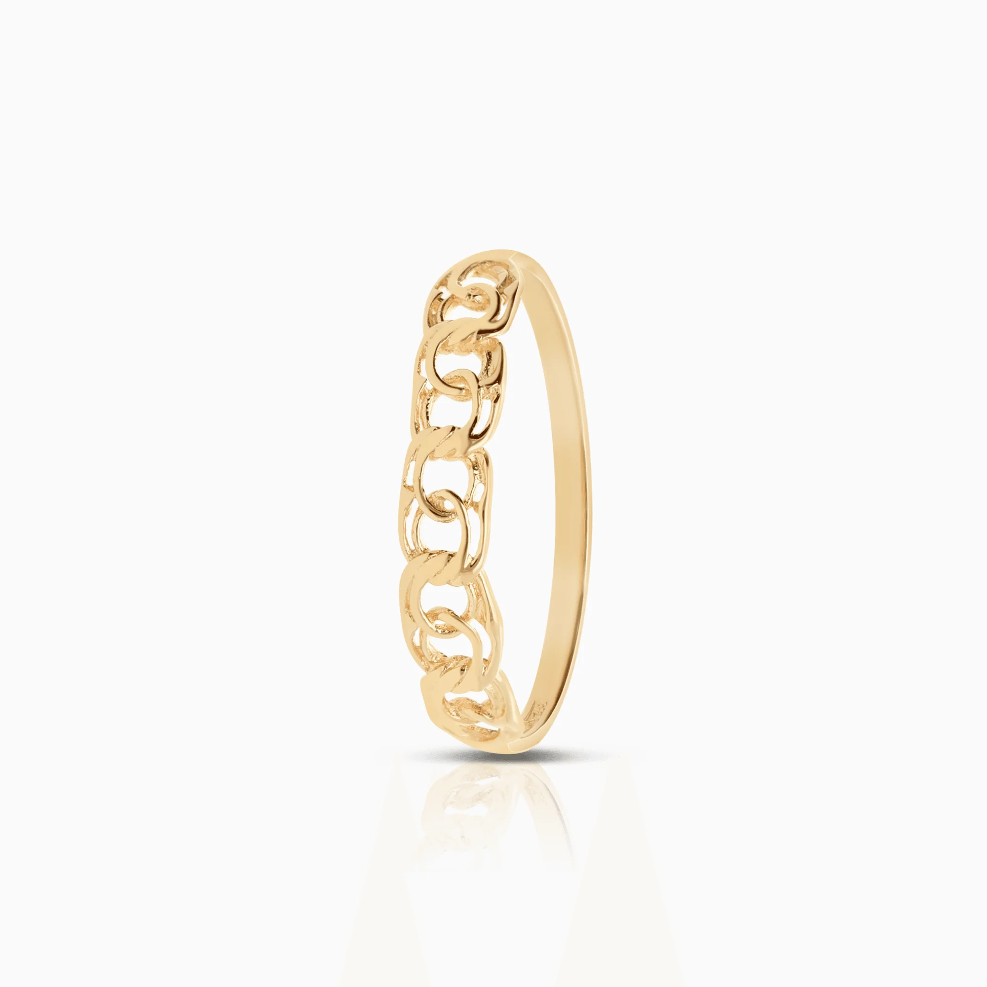 Bismarck ring 0.76g 18K gold