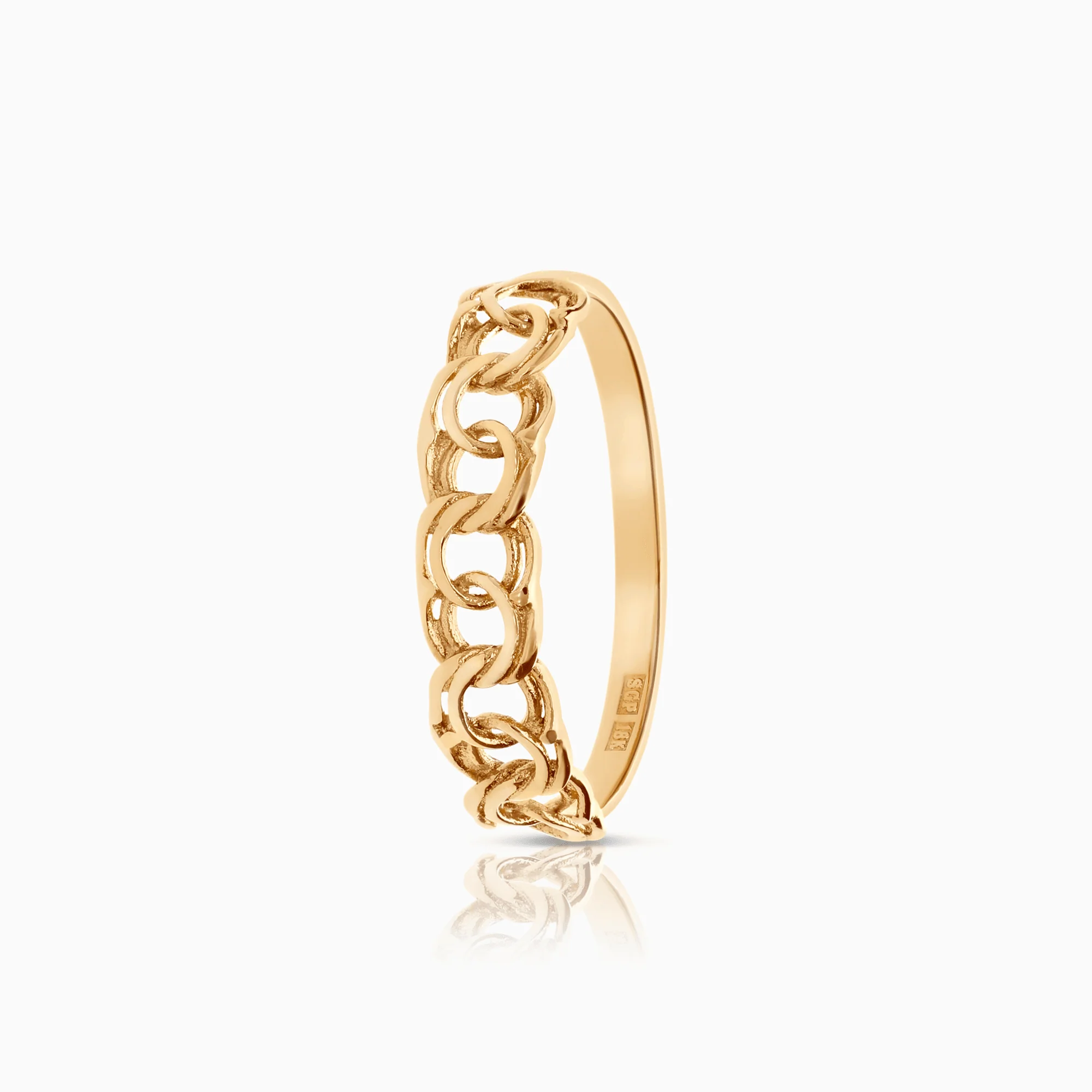 Bismarck ring 0.86g 18K gold