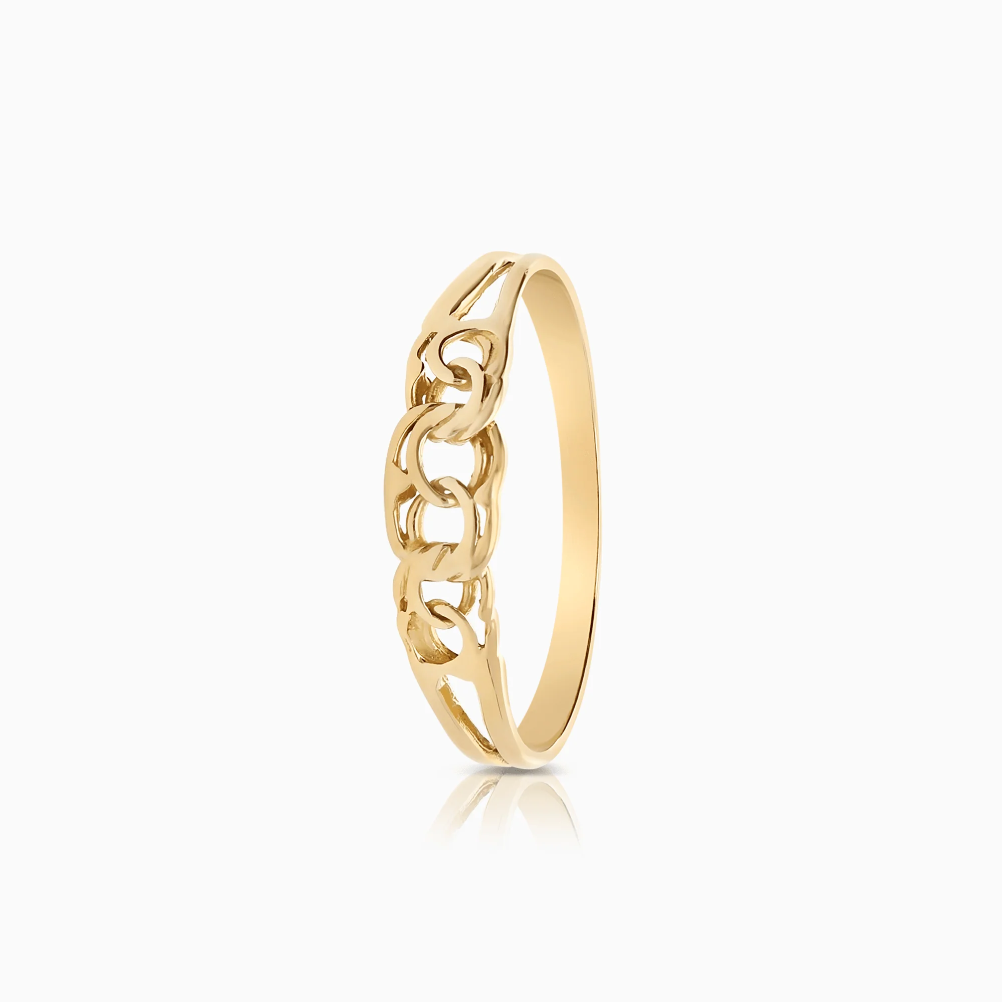 Bismarck ring 0.96g 18K gold