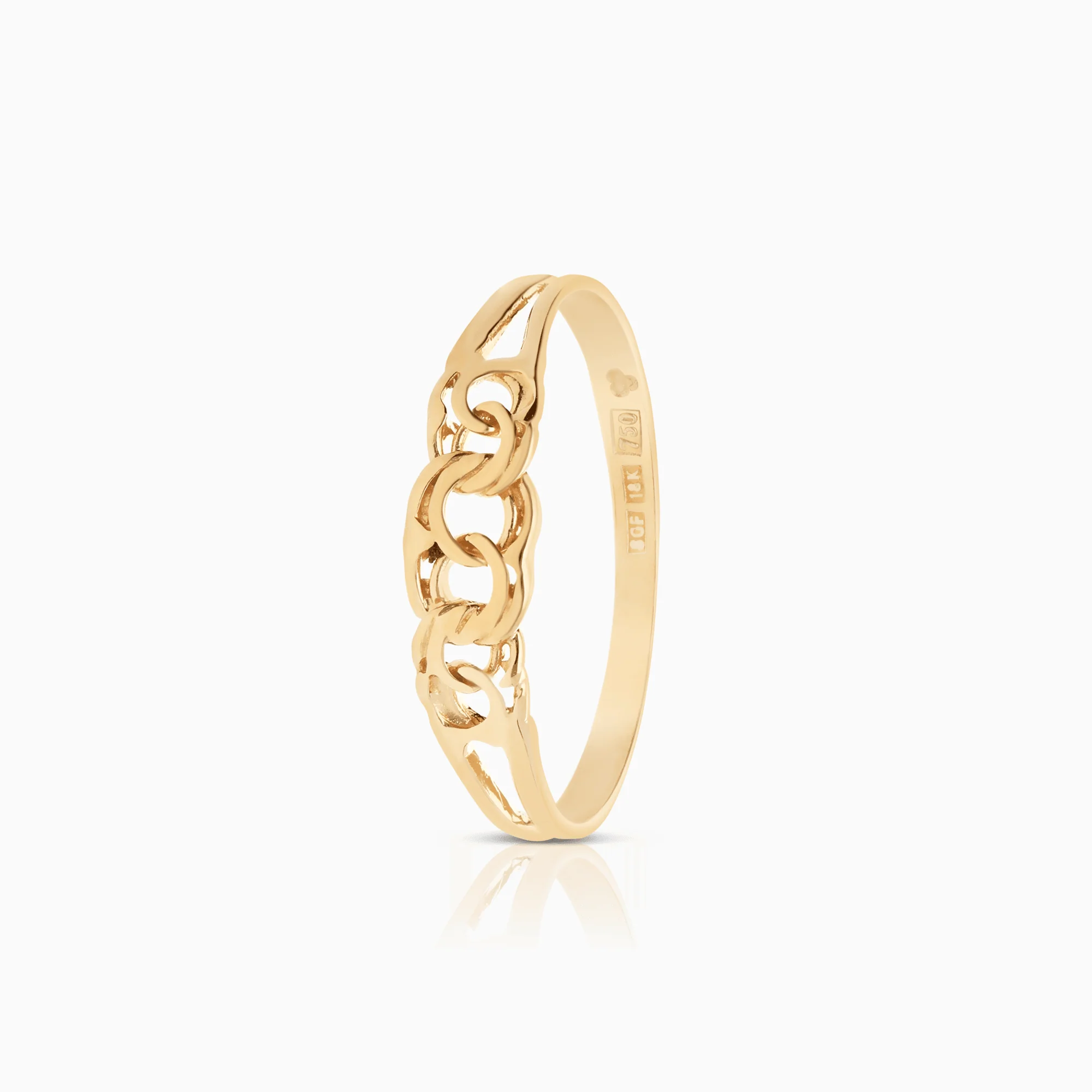Bismarck Ring 0.98g 18K Gold