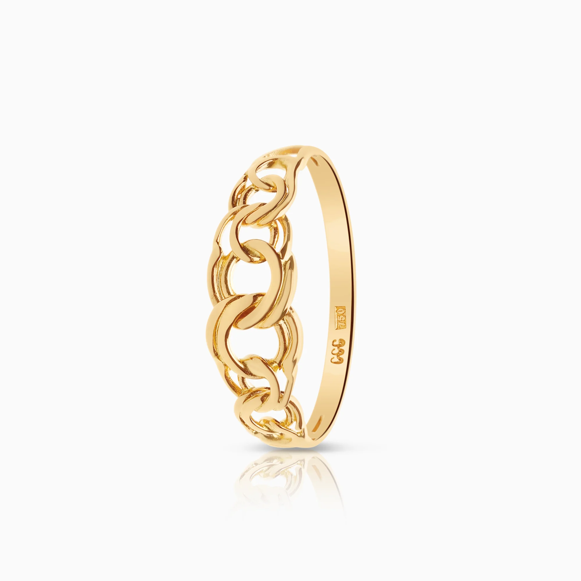 Bismarck ring 1.08g 18K gold