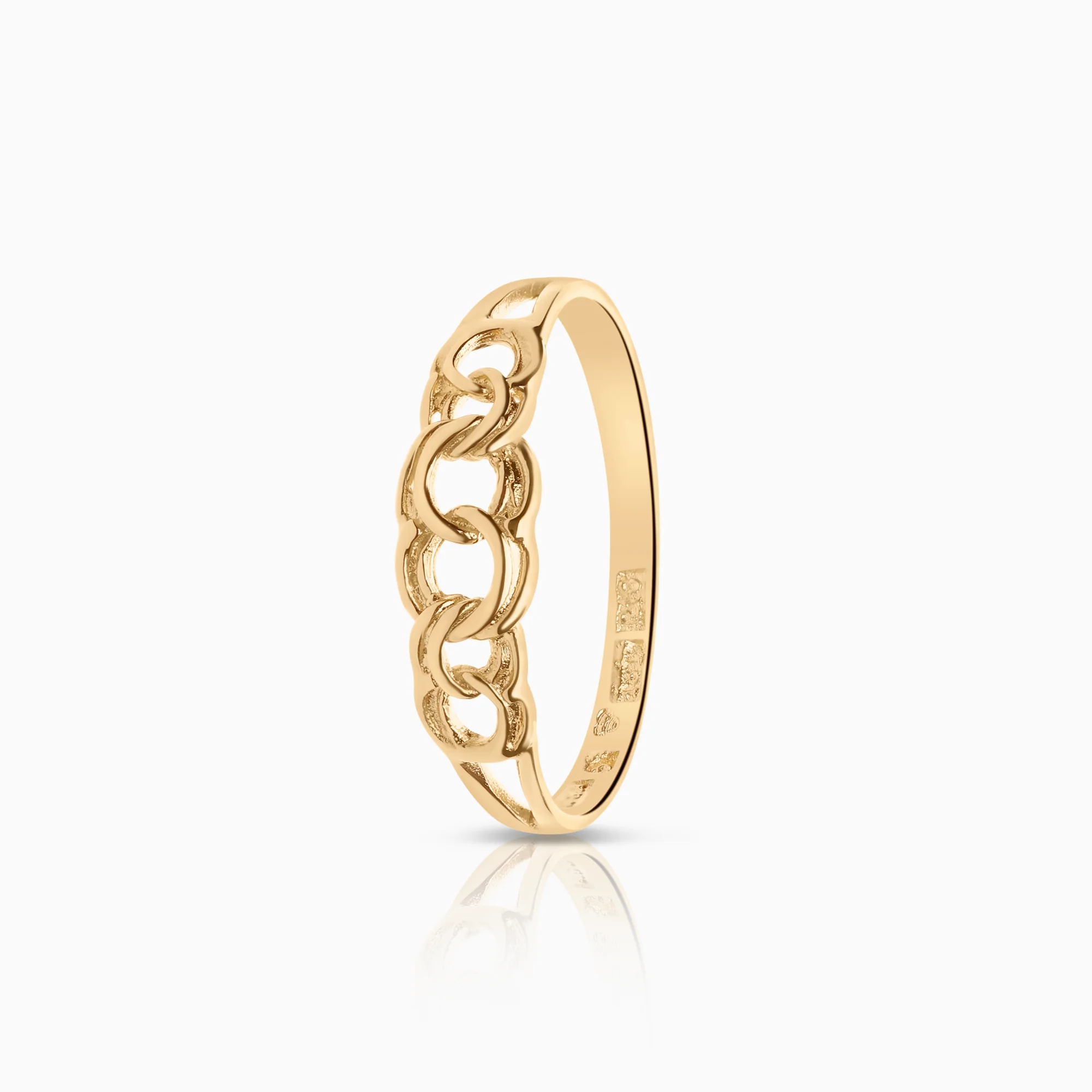 Bismarck ring 1.10g 18K gold