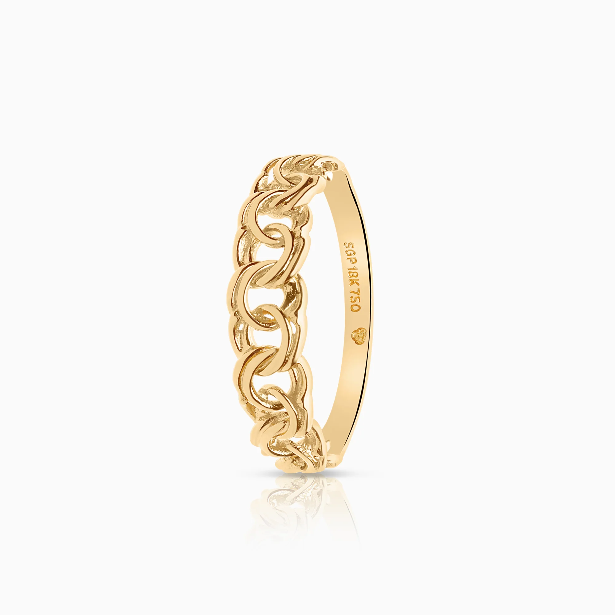Bismarck ring 1.98g 18K gold