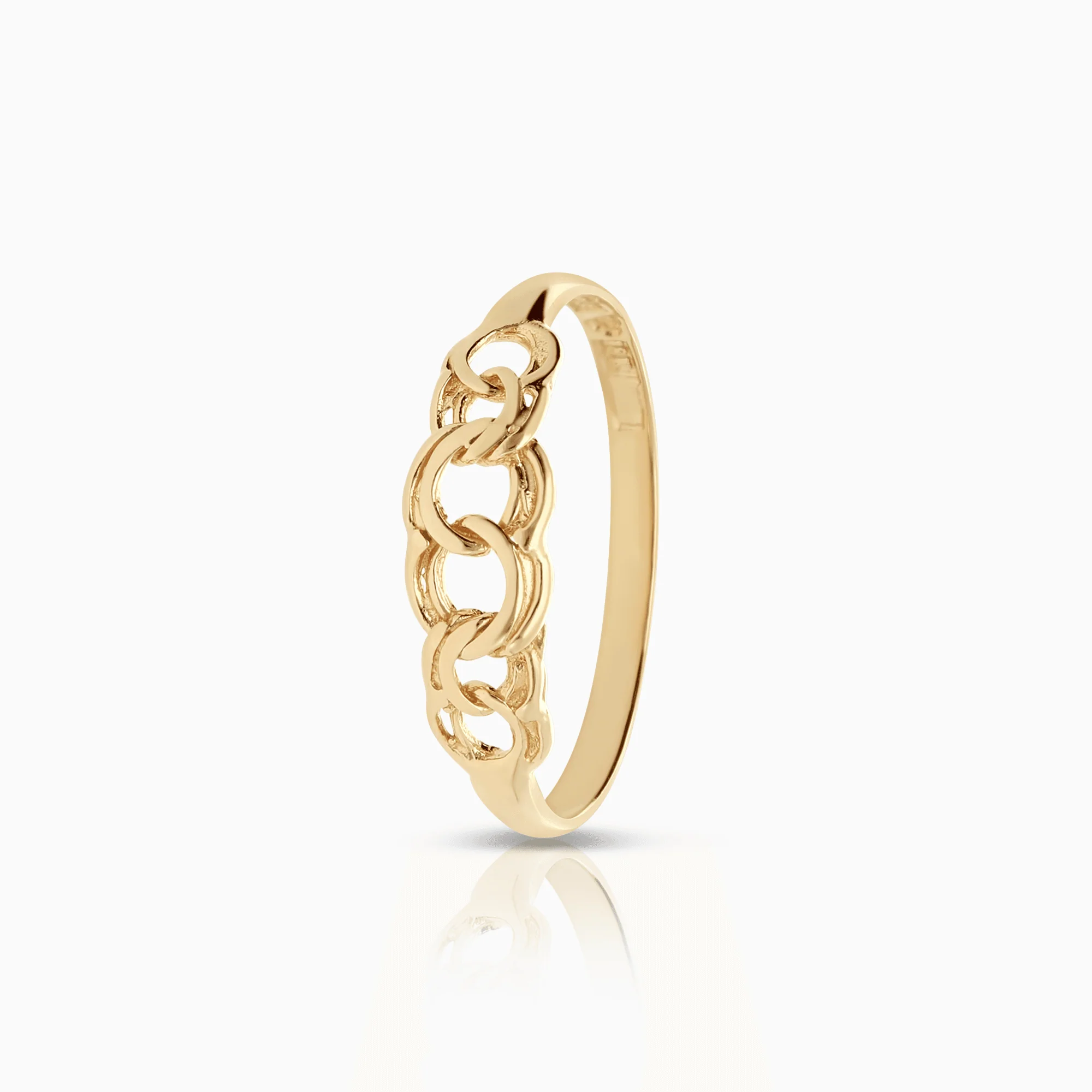 Bismarck ring 1.01g 18K gold