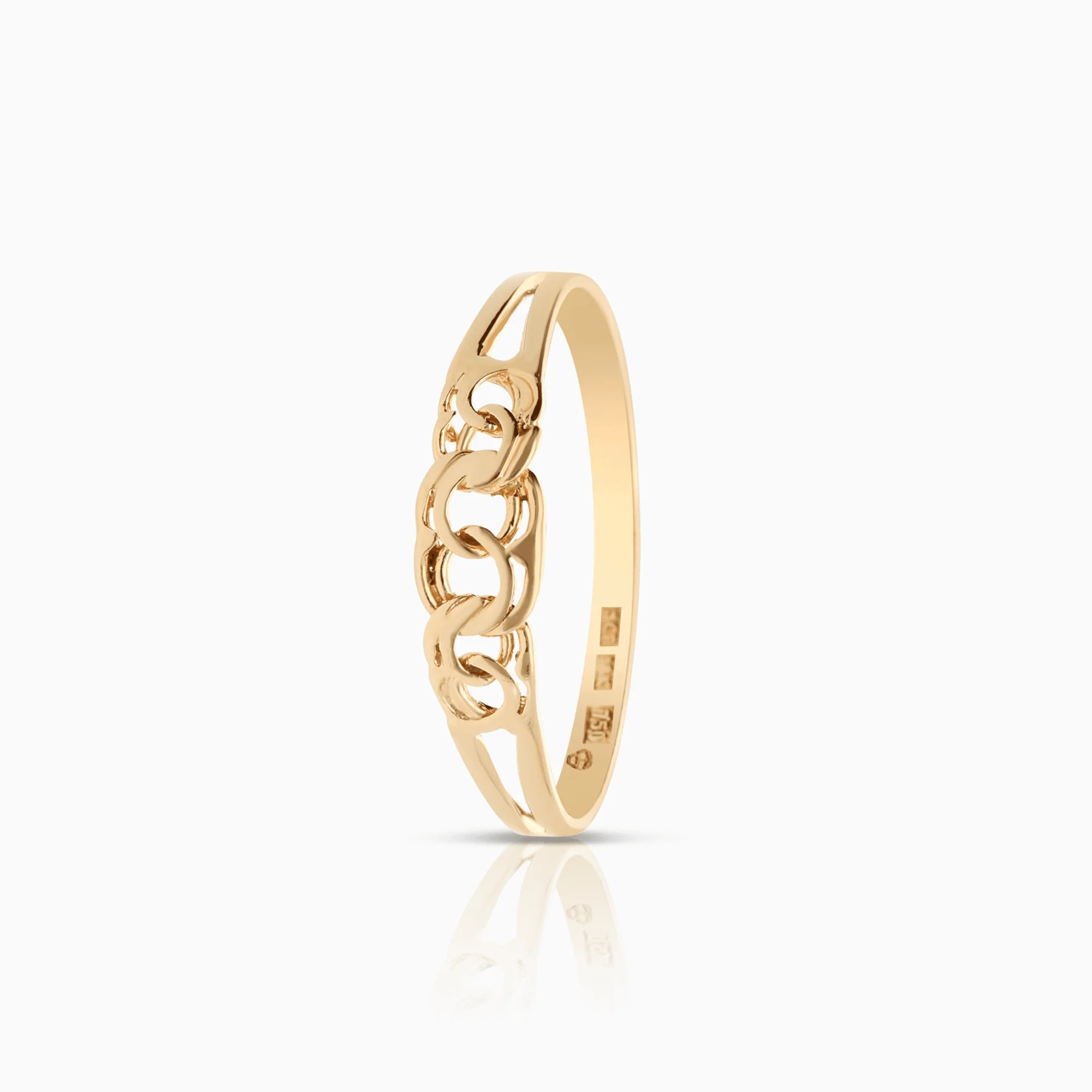 Bismarck ring 1.01g 18K gold
