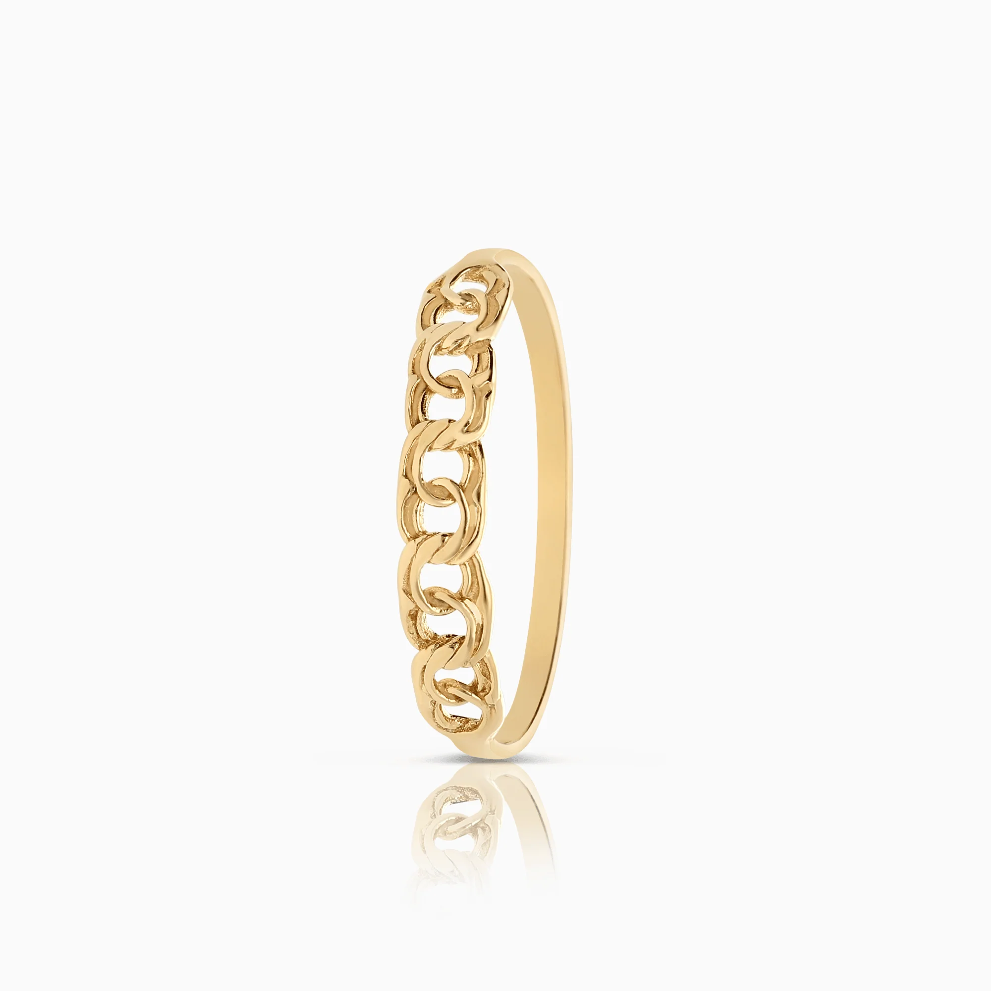 Bismarck ring 1.01g 18K gold