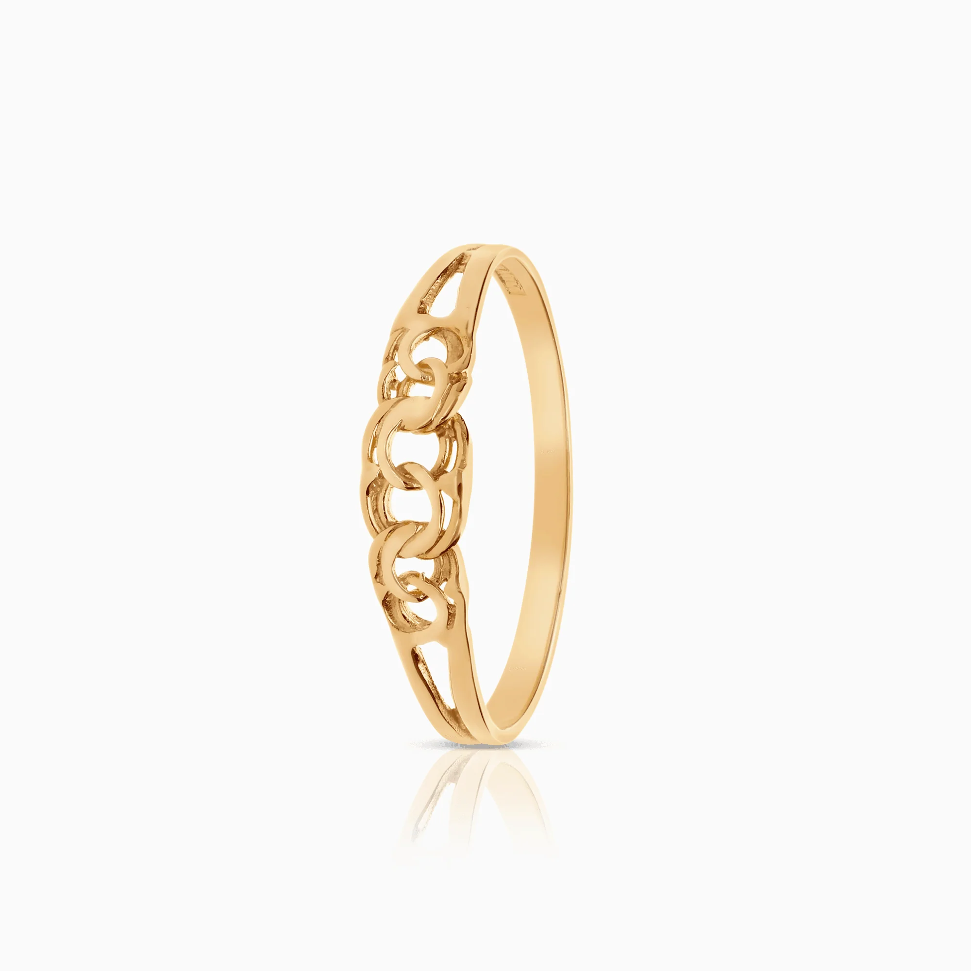 Bismarck ring 1.01g 18K gold