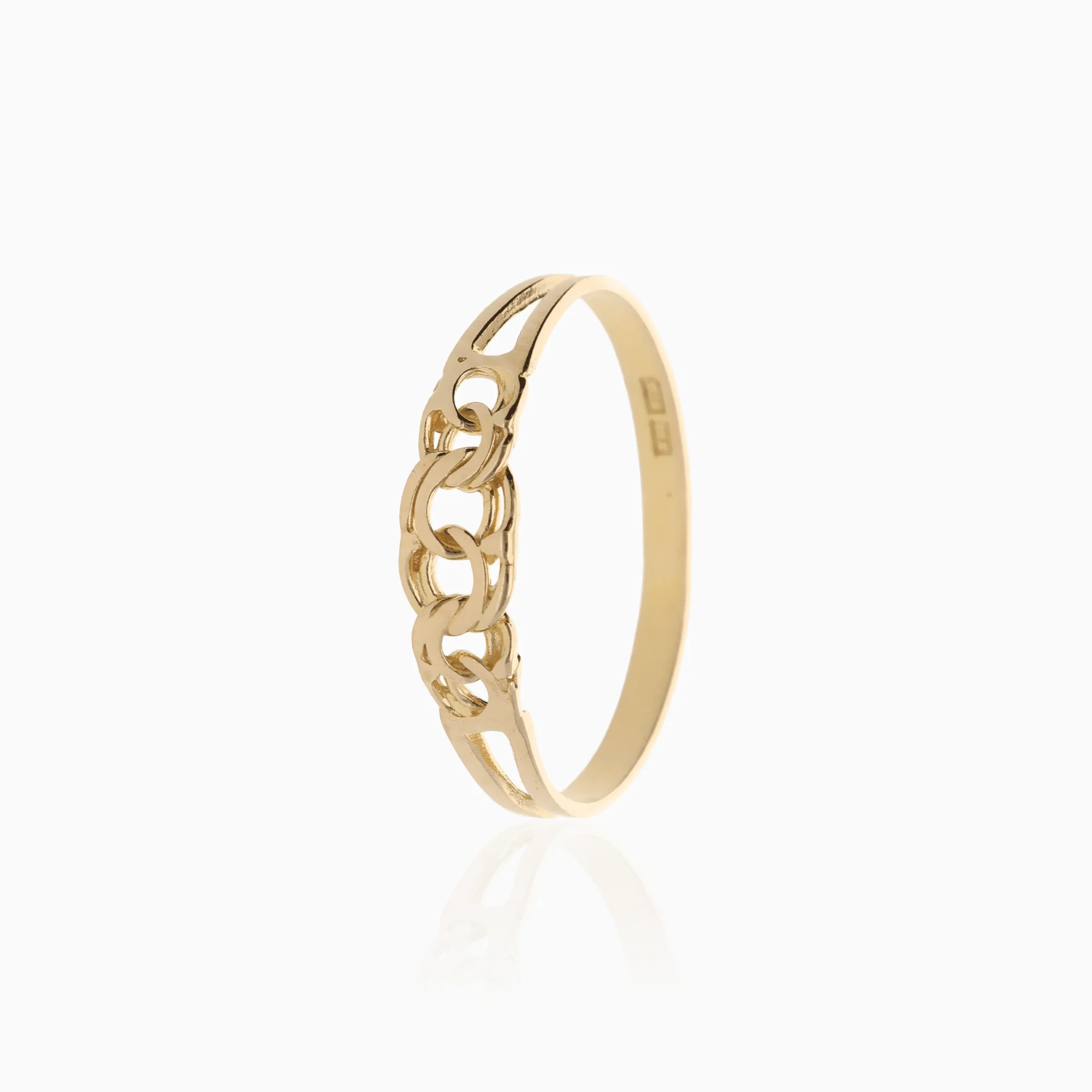 Bismarck ring 1.11g 18K gold