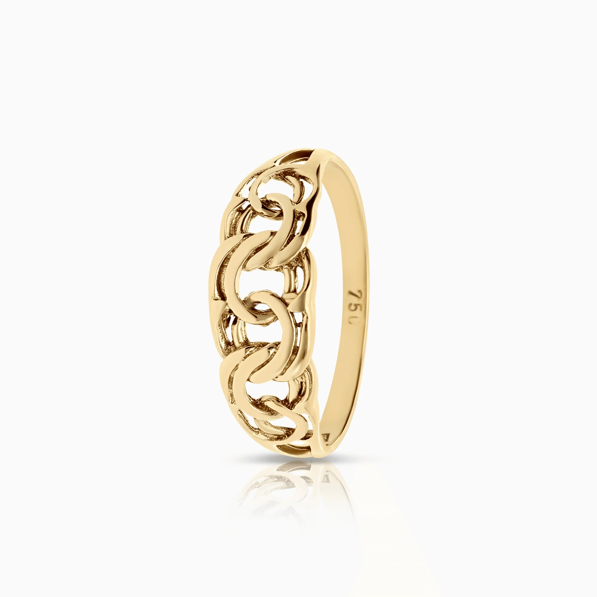 Bismarck ring 1.78g 18K gold