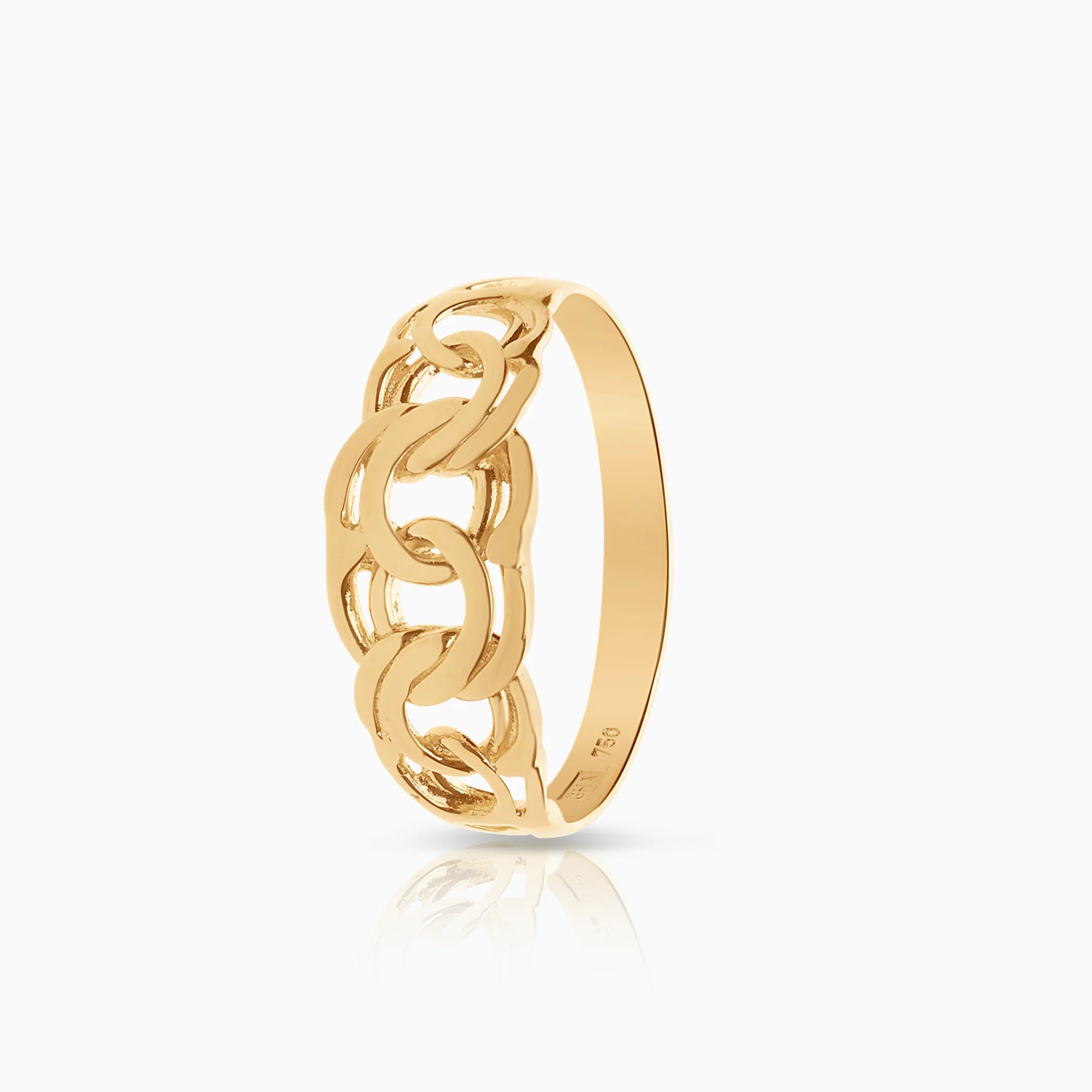 Bismarck ring 2.48g 18K gold