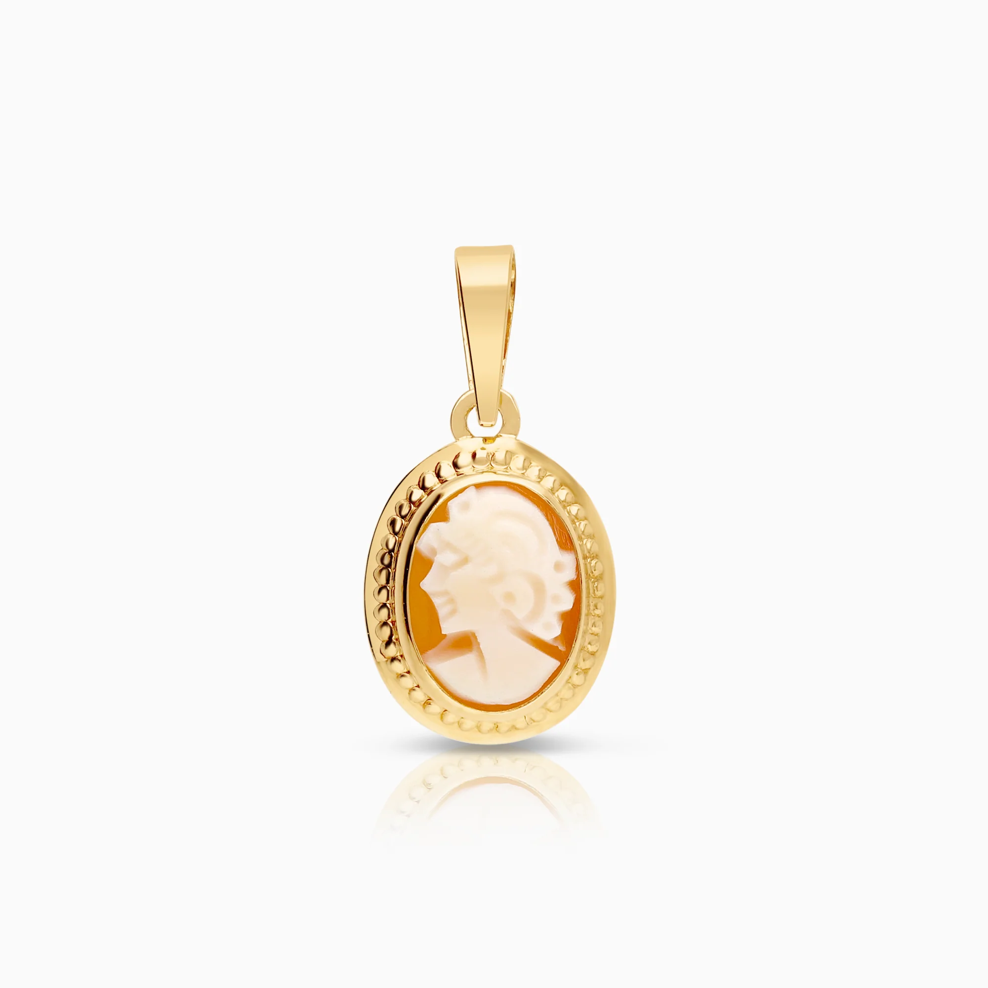 Cameo pendant 0.50g 18K gold