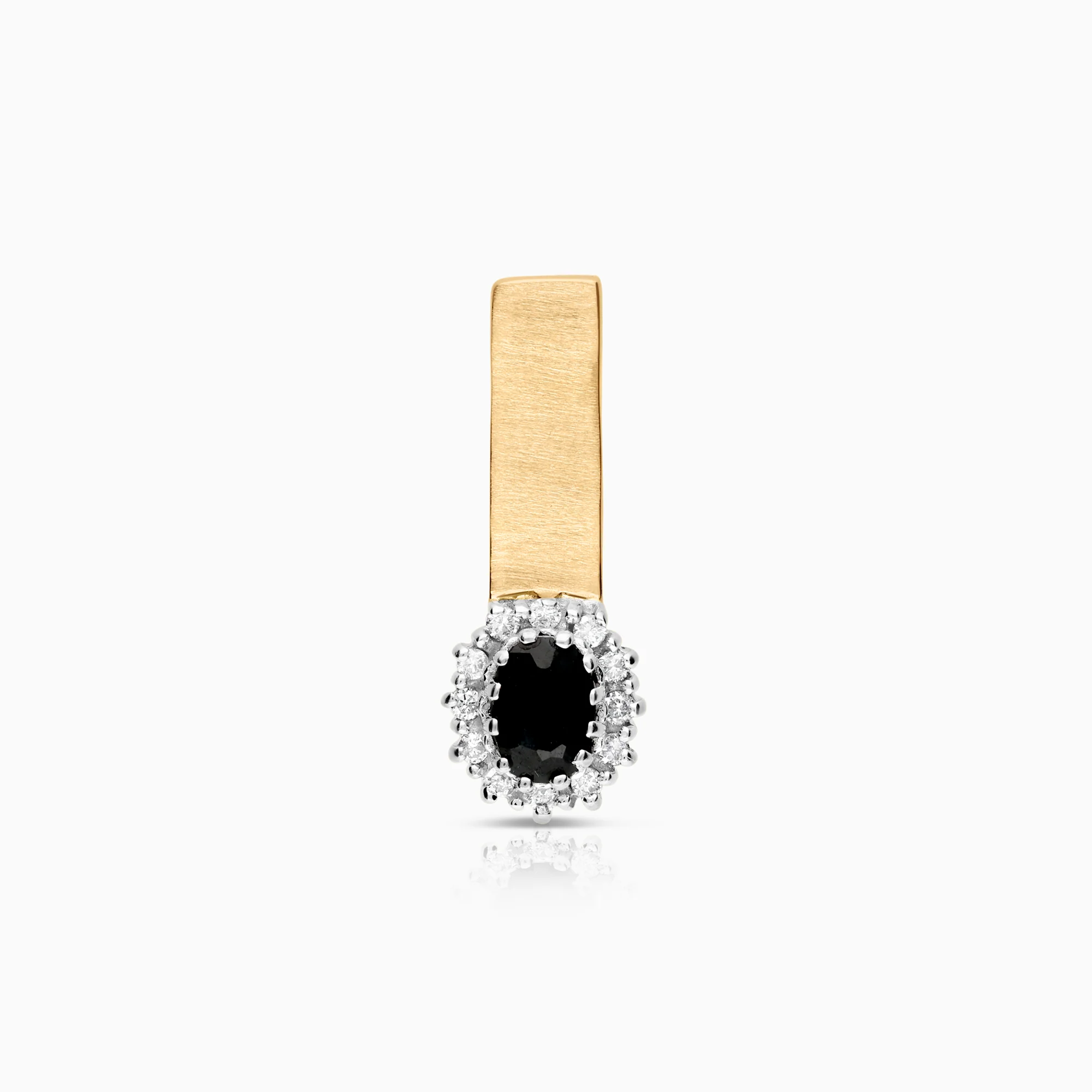 Carmosé gemstone pendant sapphire 2.57g 18K gold