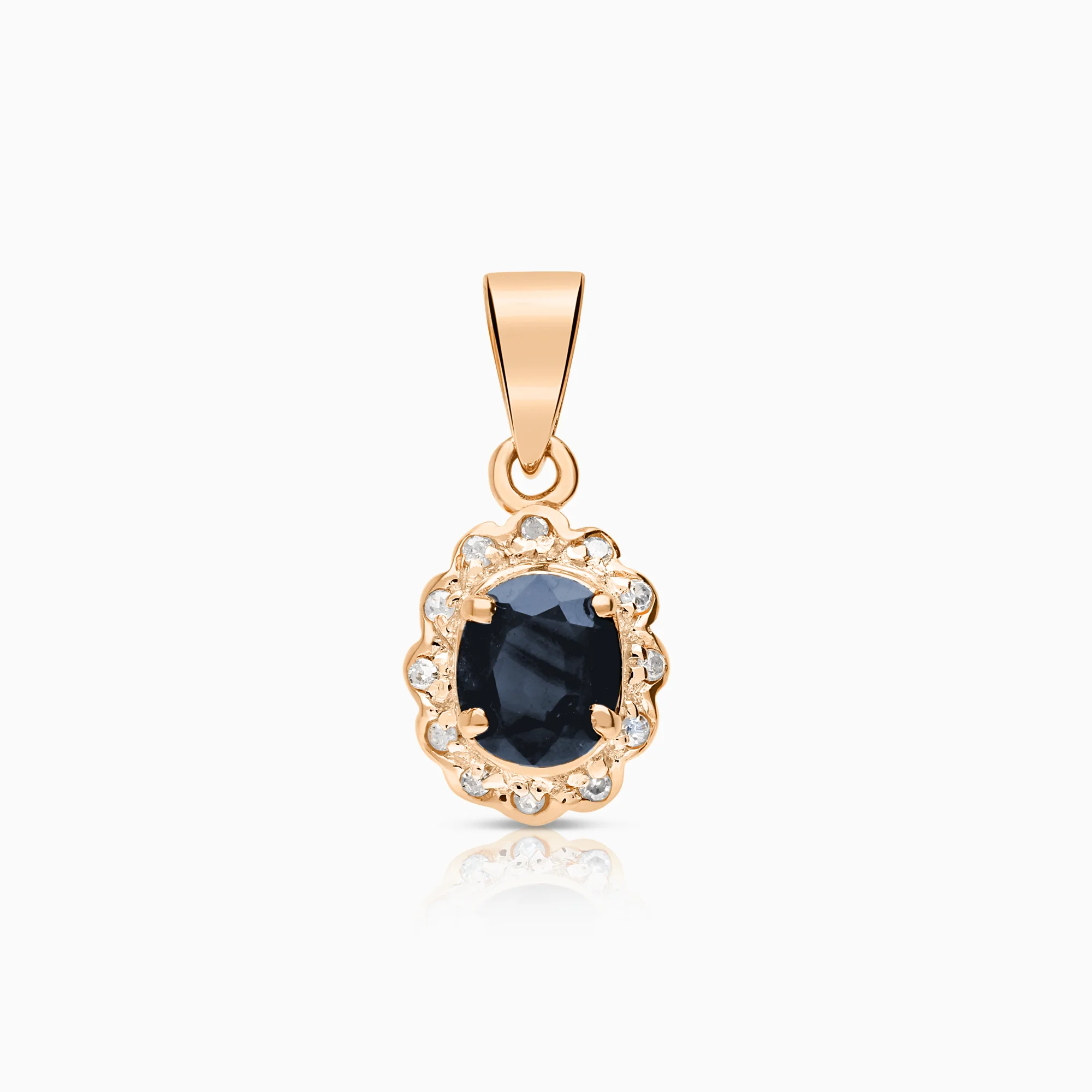 Carmosé pendant sapphire 1.21g 18K rose gold