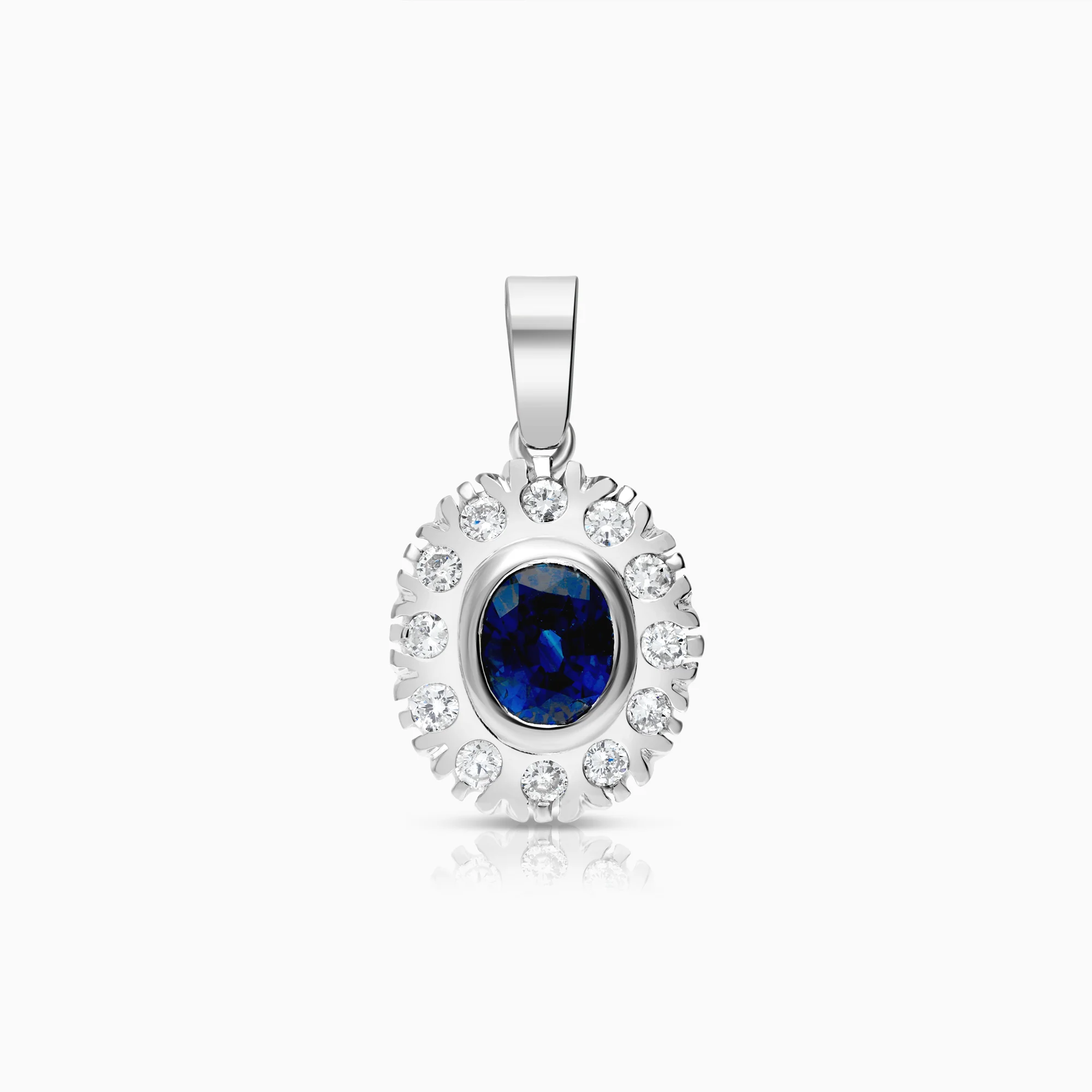 Carmosé pendant sapphire 2.99g 18K white gold