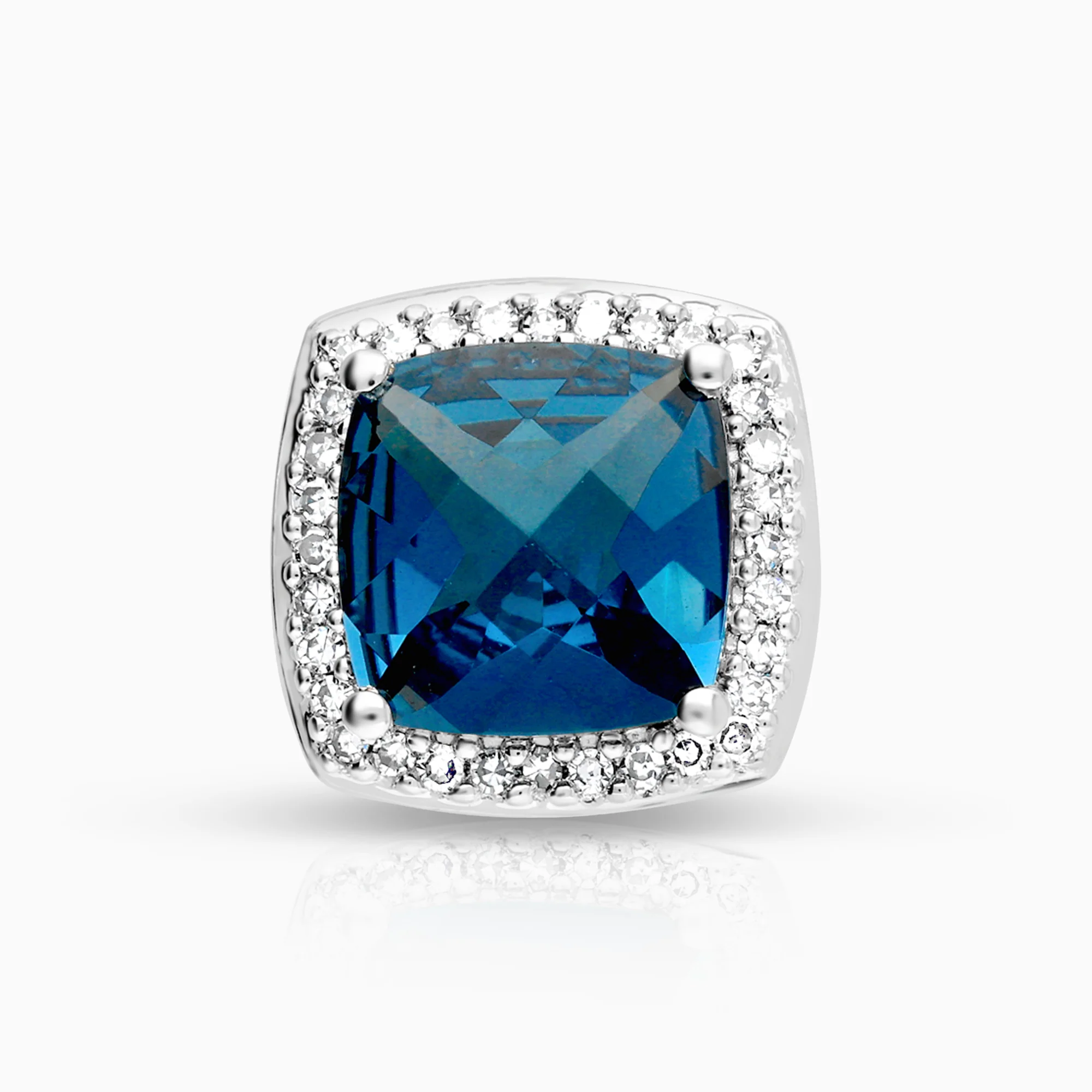 Carmosé pendant topaz 0.16ct 18K white gold