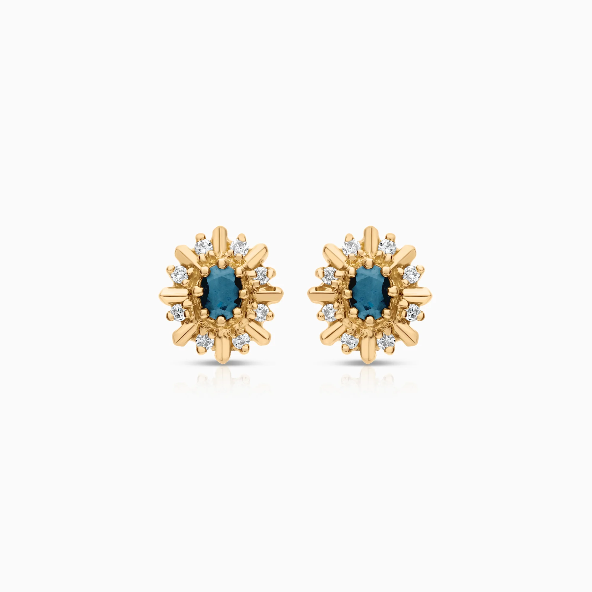 Carmosé earrings sapphires 2.60g 18K gold