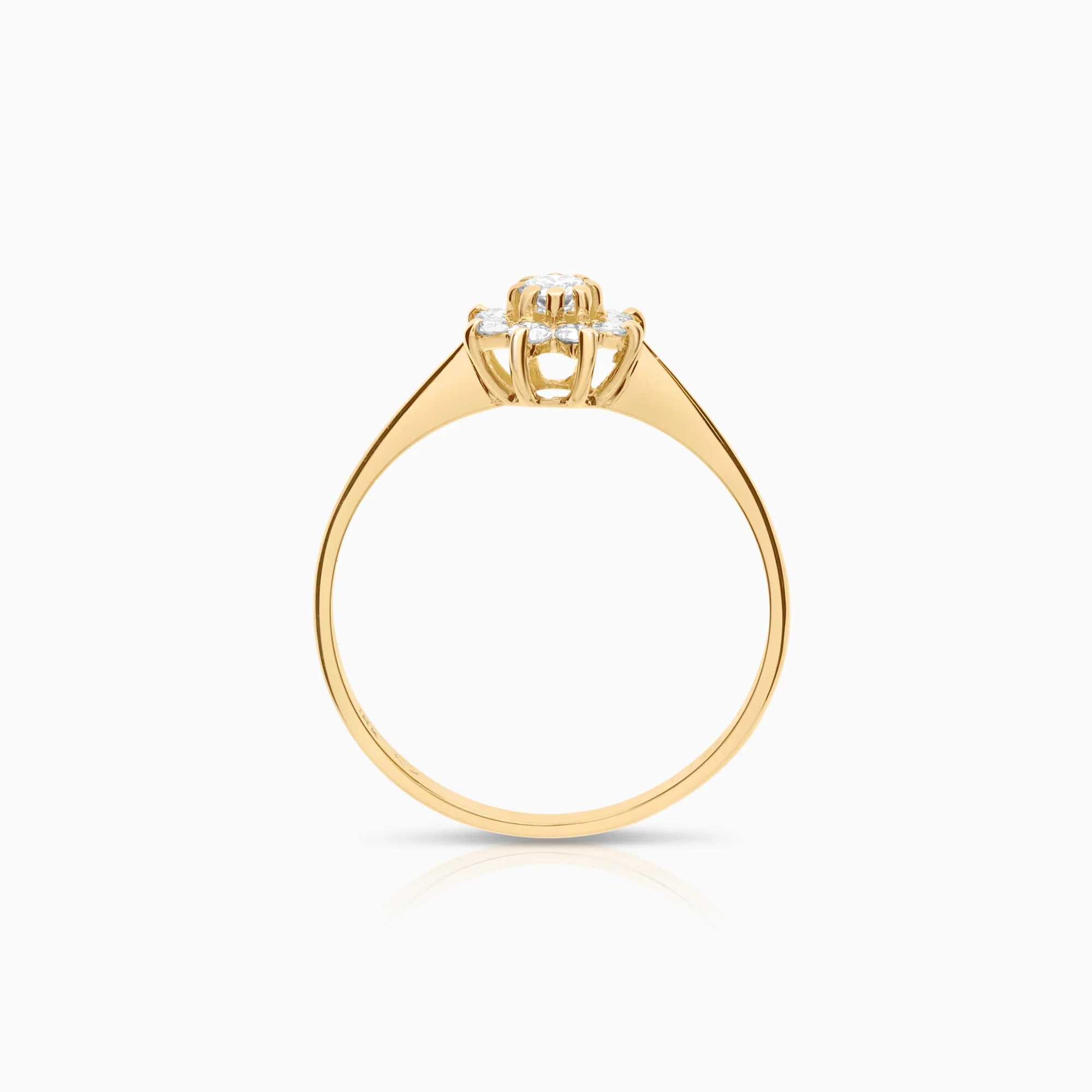 Carmosé ring 0.20ct 18K gold - Image 2
