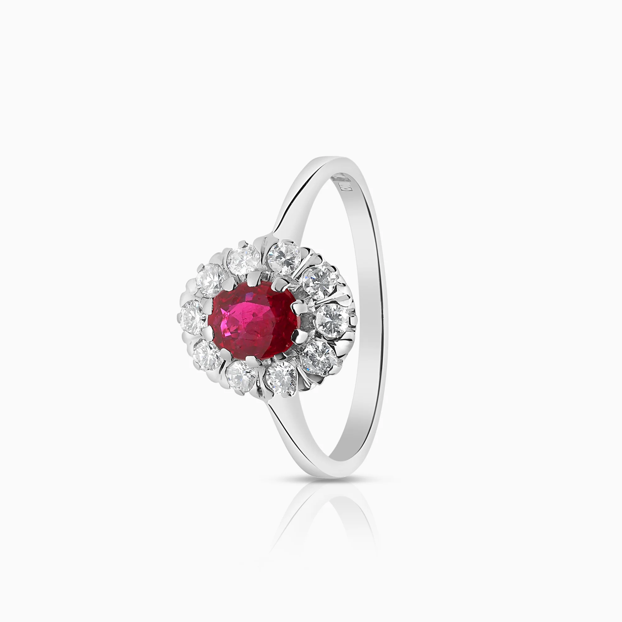 Carmosé ring 0.33ct 18K white gold