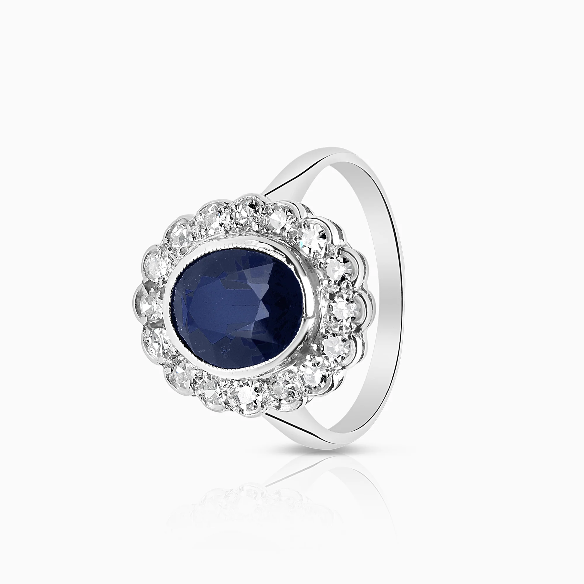 Carmosé ring 0.40ct 18K white gold
