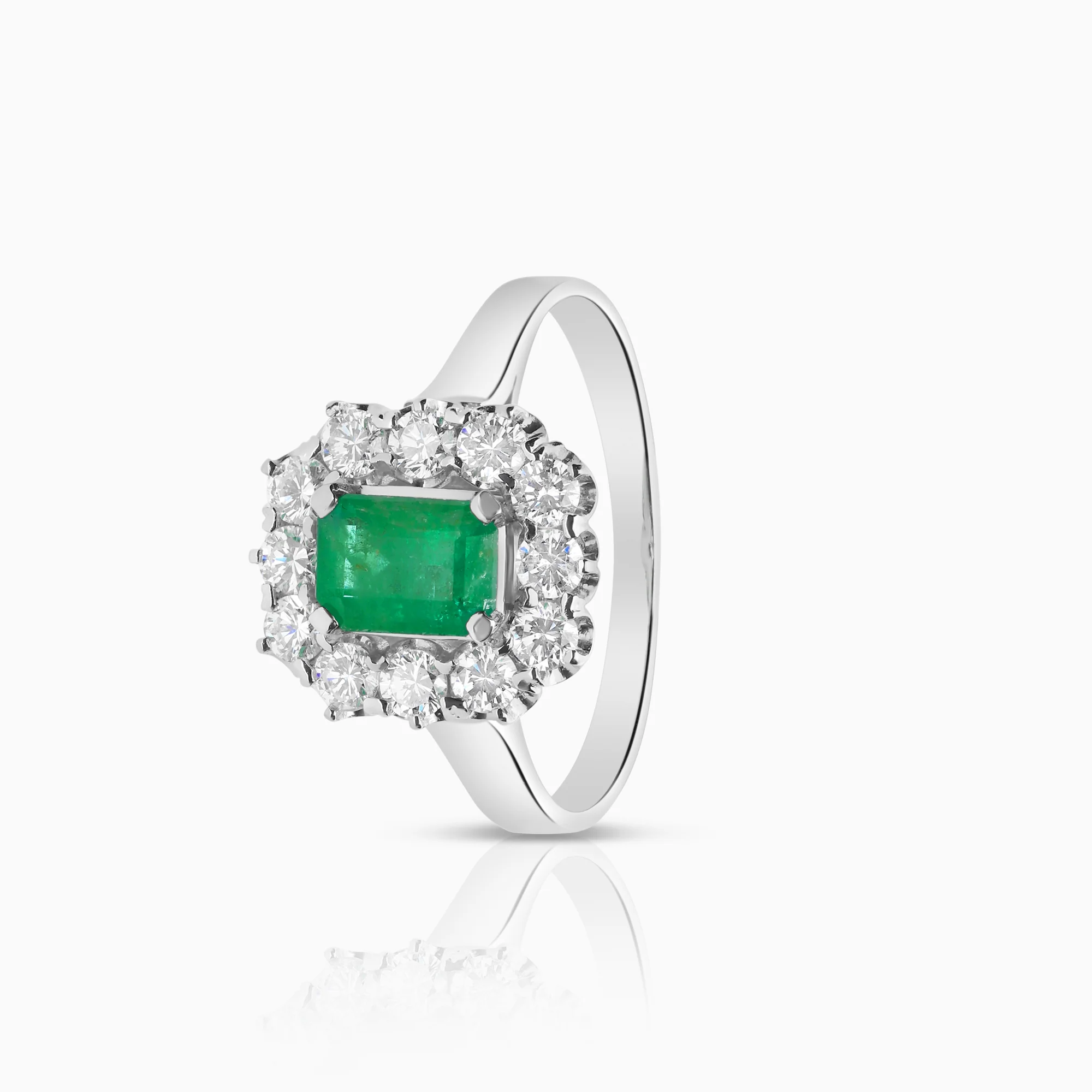 Carmosé ring 0.60ct 18K white gold