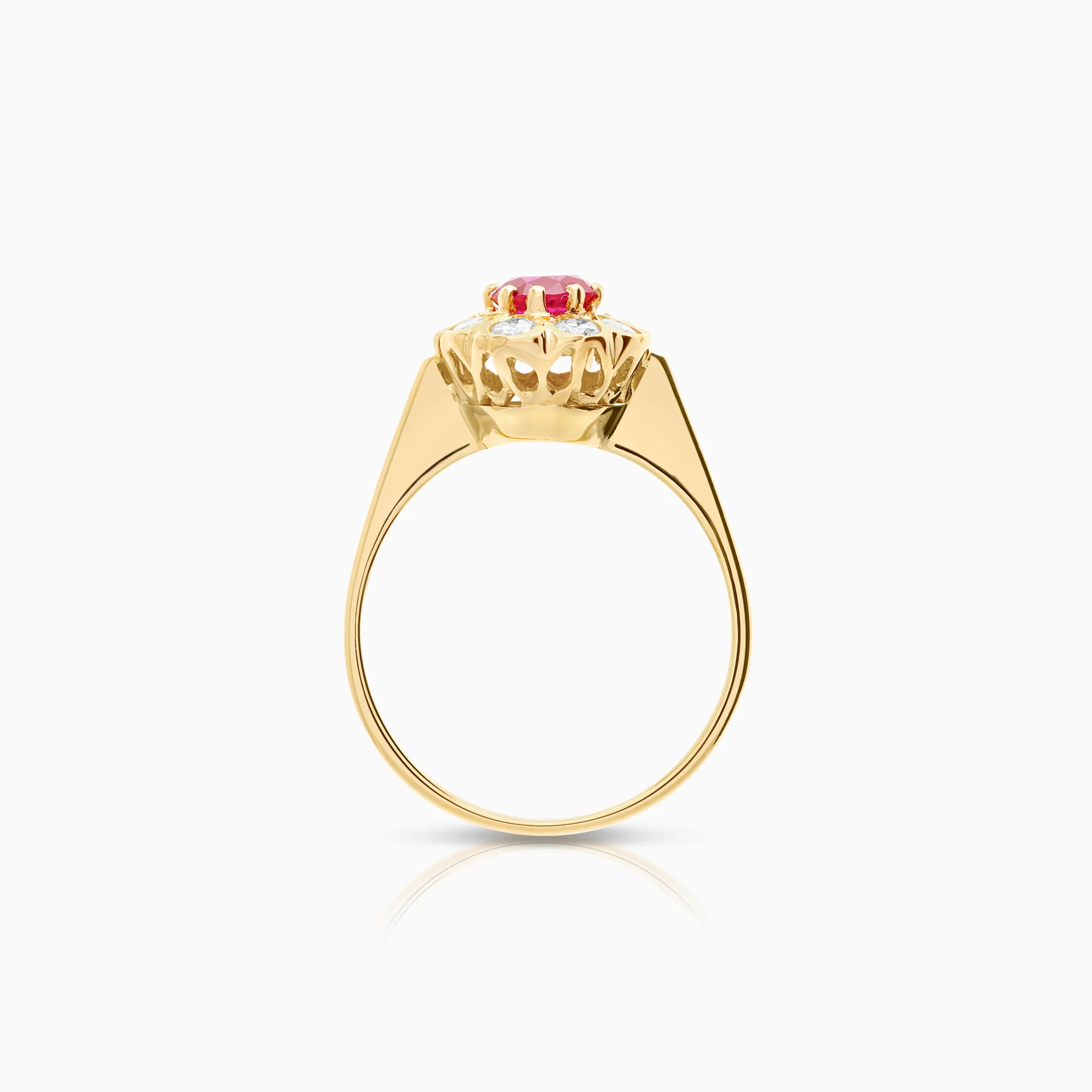Carmosé ring ruby 3.53g 14K gold - Image 2