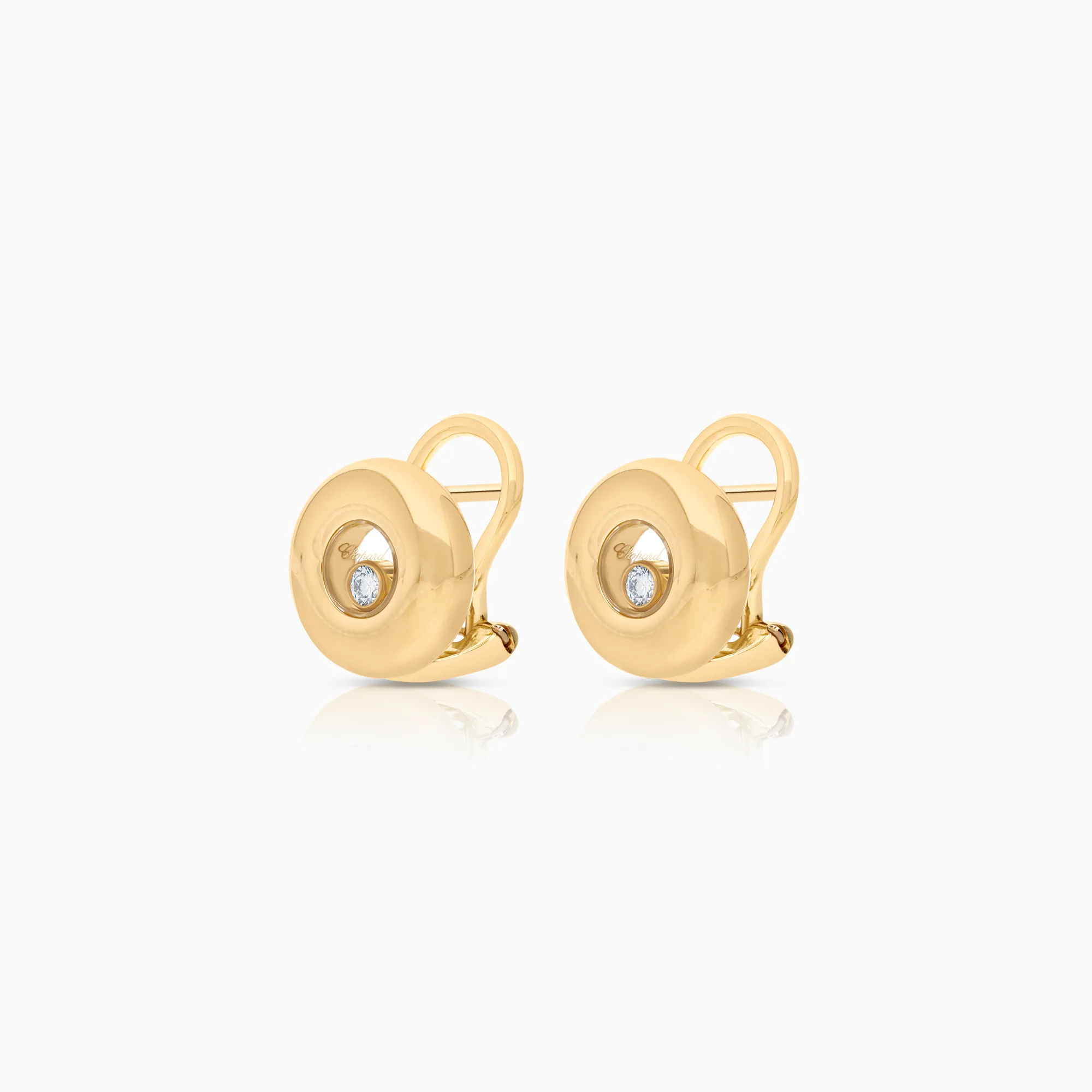 Chopard earrings Happy Diamonds 0.04ct 18K gold