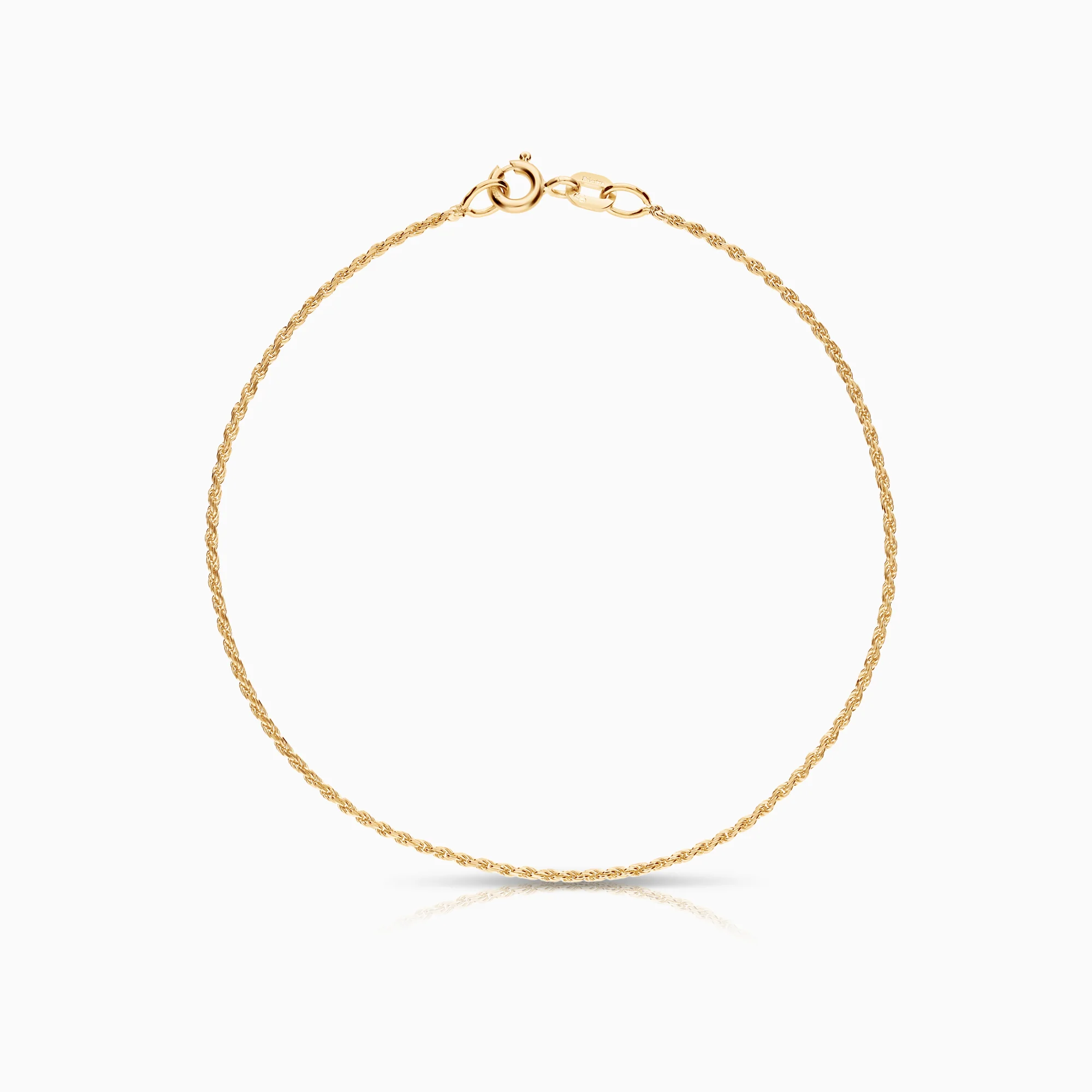 Rope Bracelet 1.55g 18K Gold