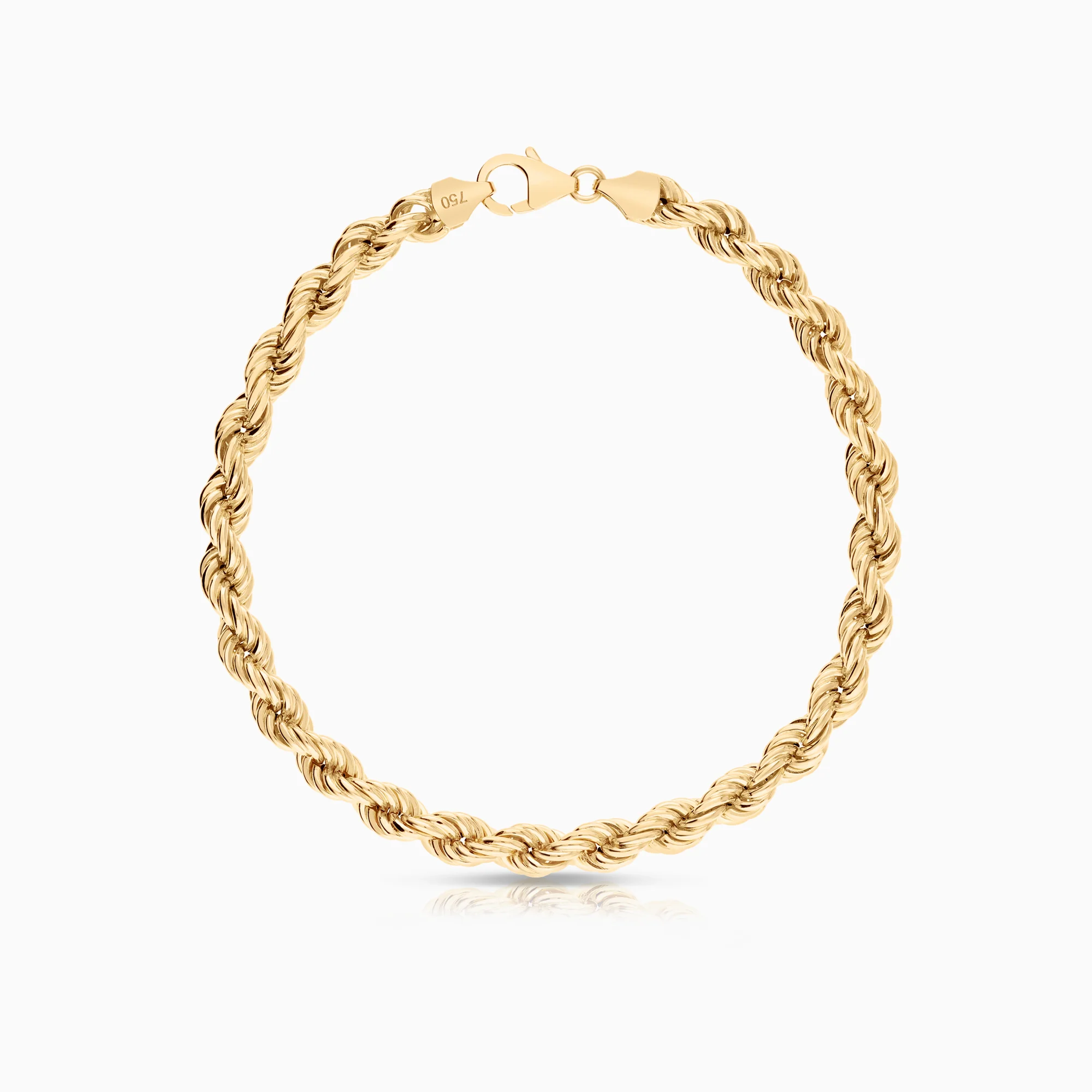 Rope bracelet 6.58g 18K gold