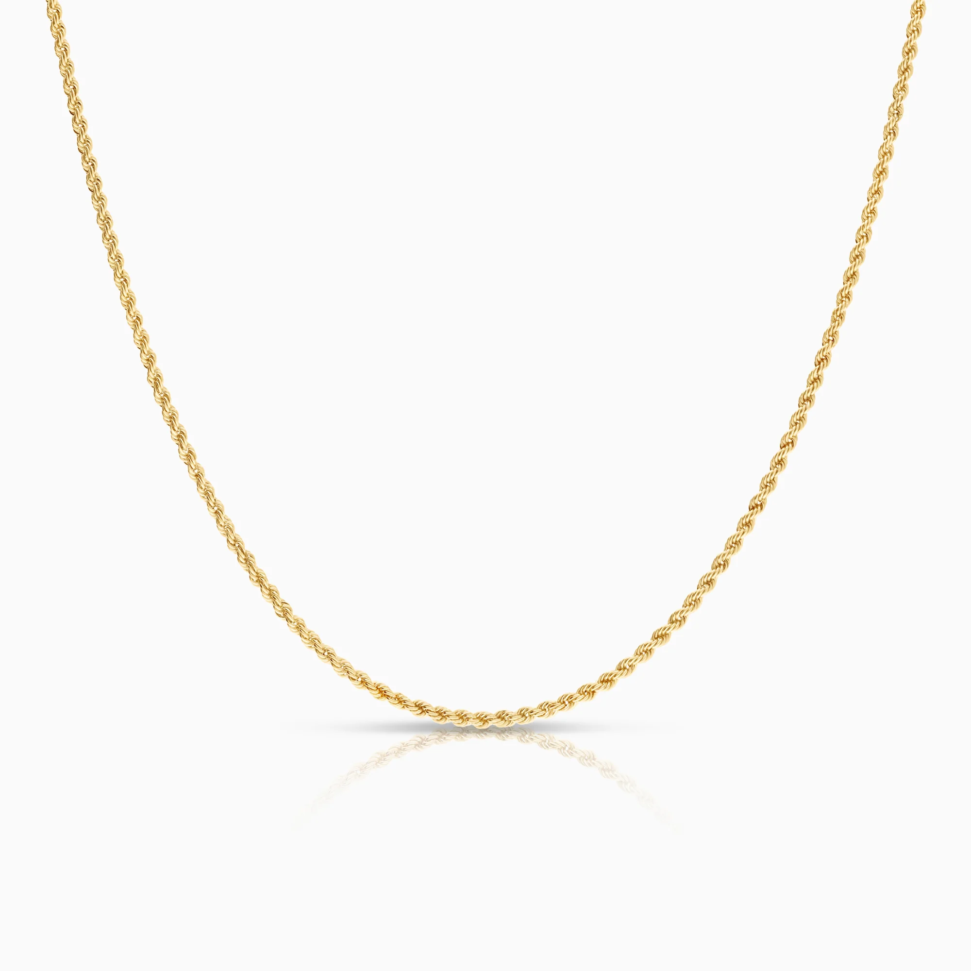 Rope necklace 1.62g 14K gold