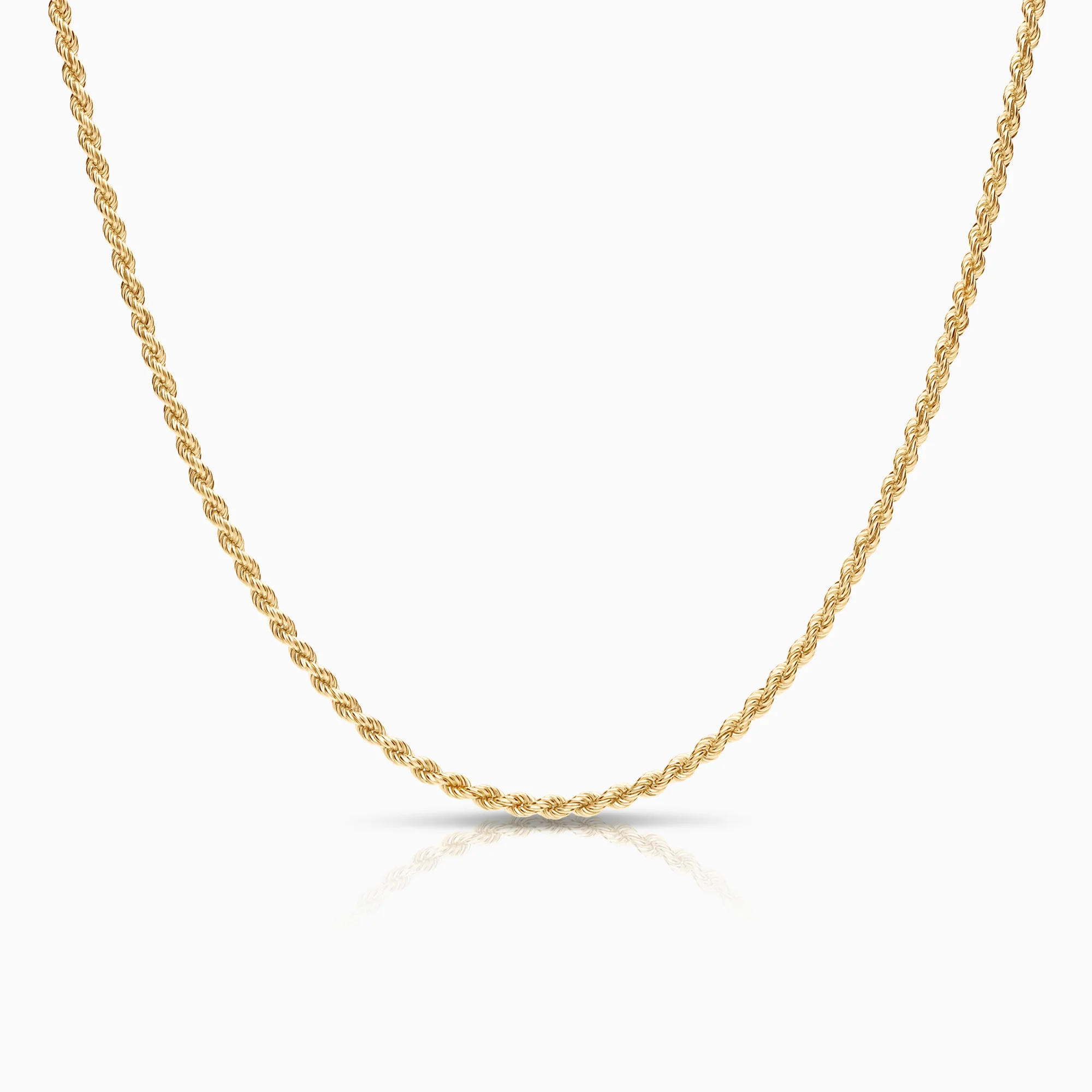 Rope necklace 10.11g 18K gold