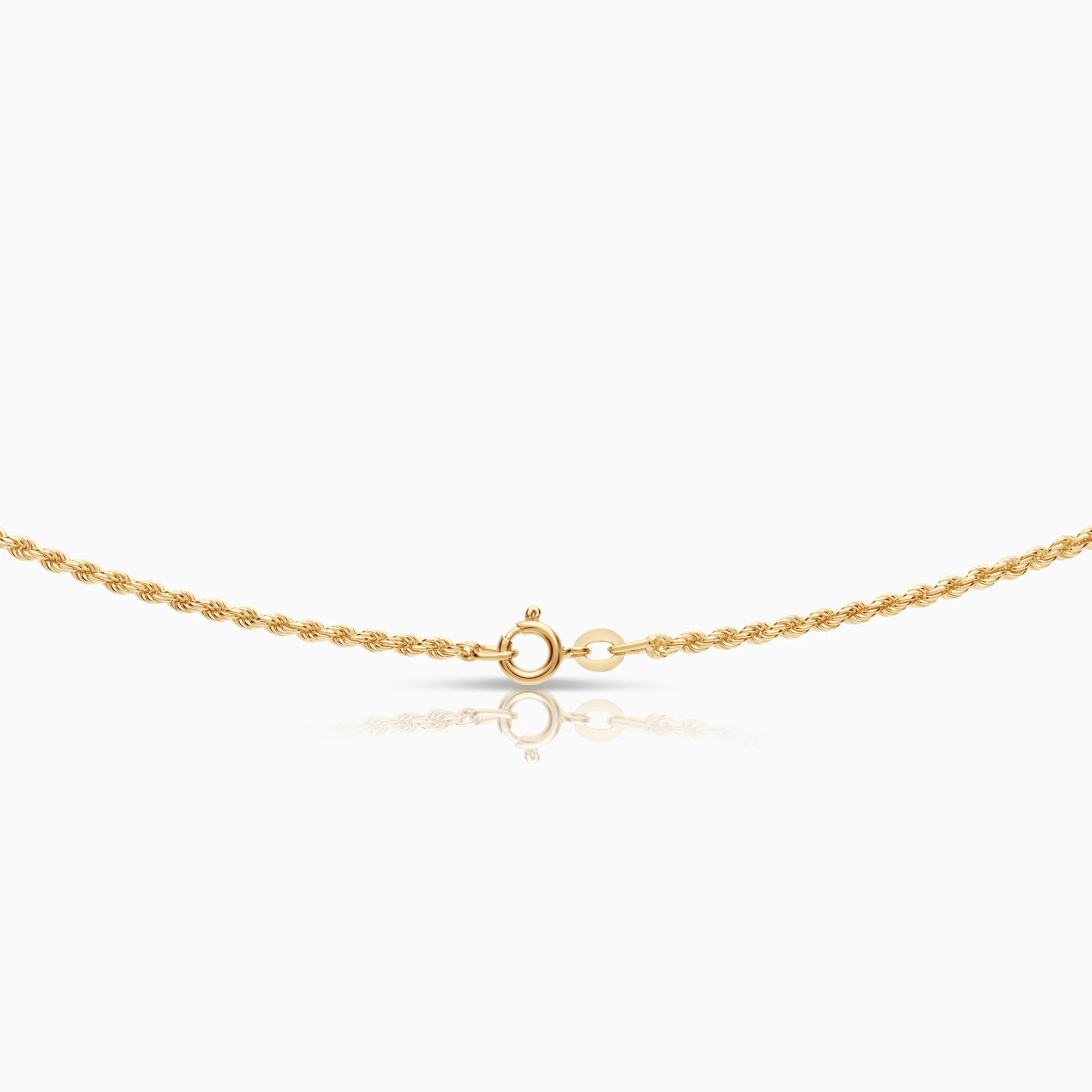 Rope necklace 10.11g 18K gold - Image 3