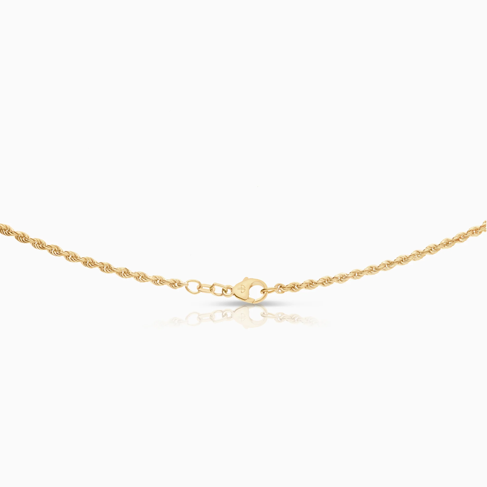 Rope necklace 11.07g 18K gold - Image 2