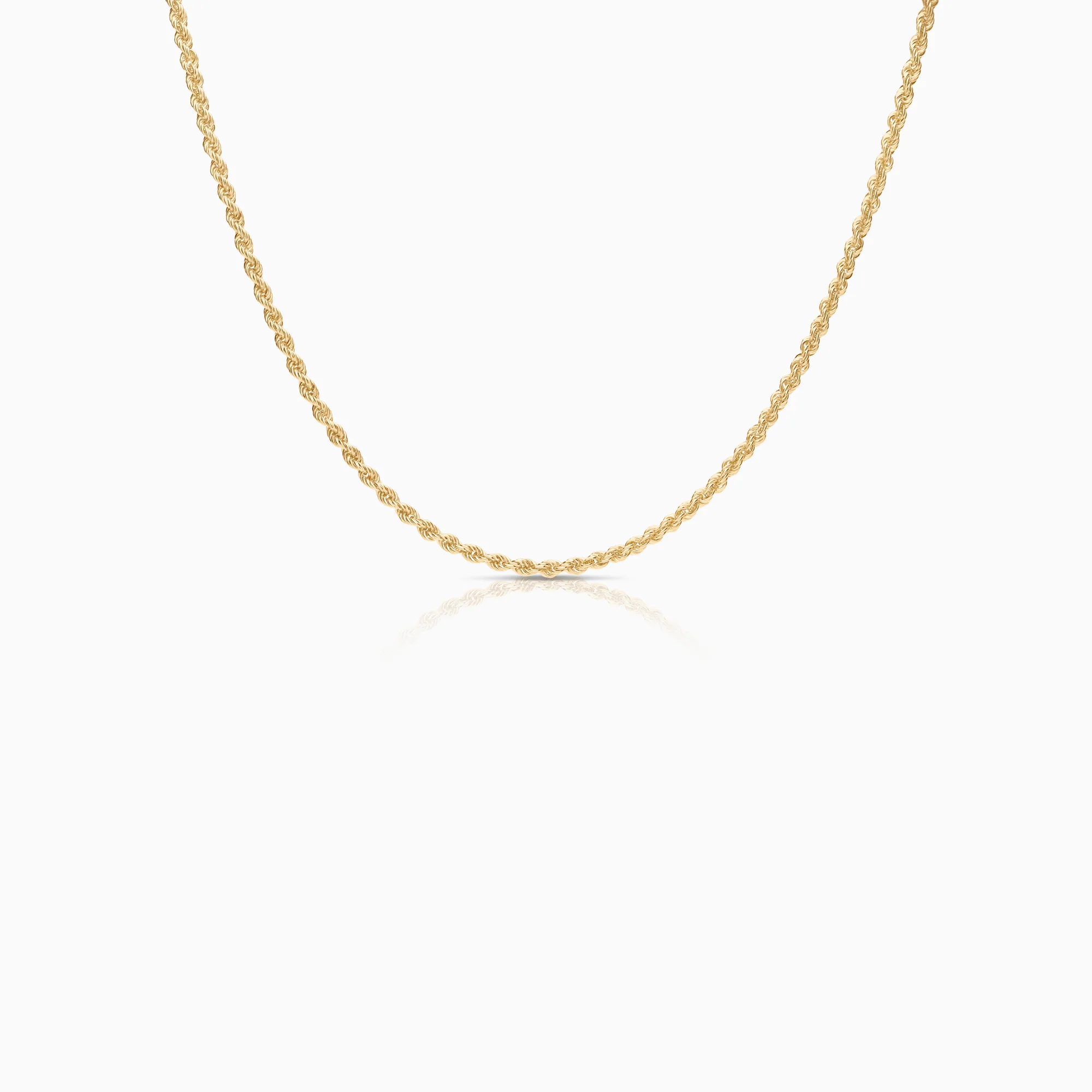 Rope necklace 11.77g 18K gold