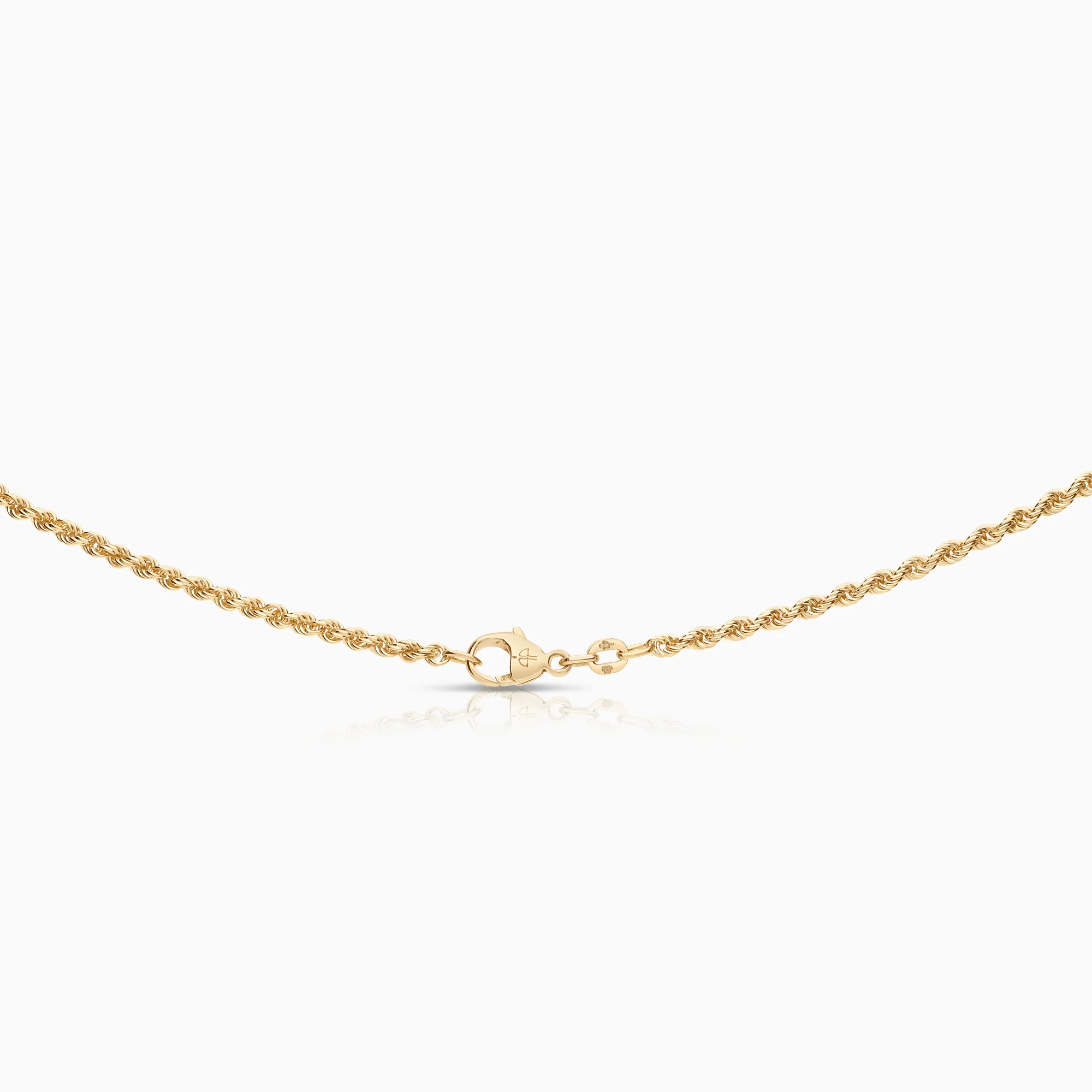 Rope necklace 11.77g 18K gold - Image 2