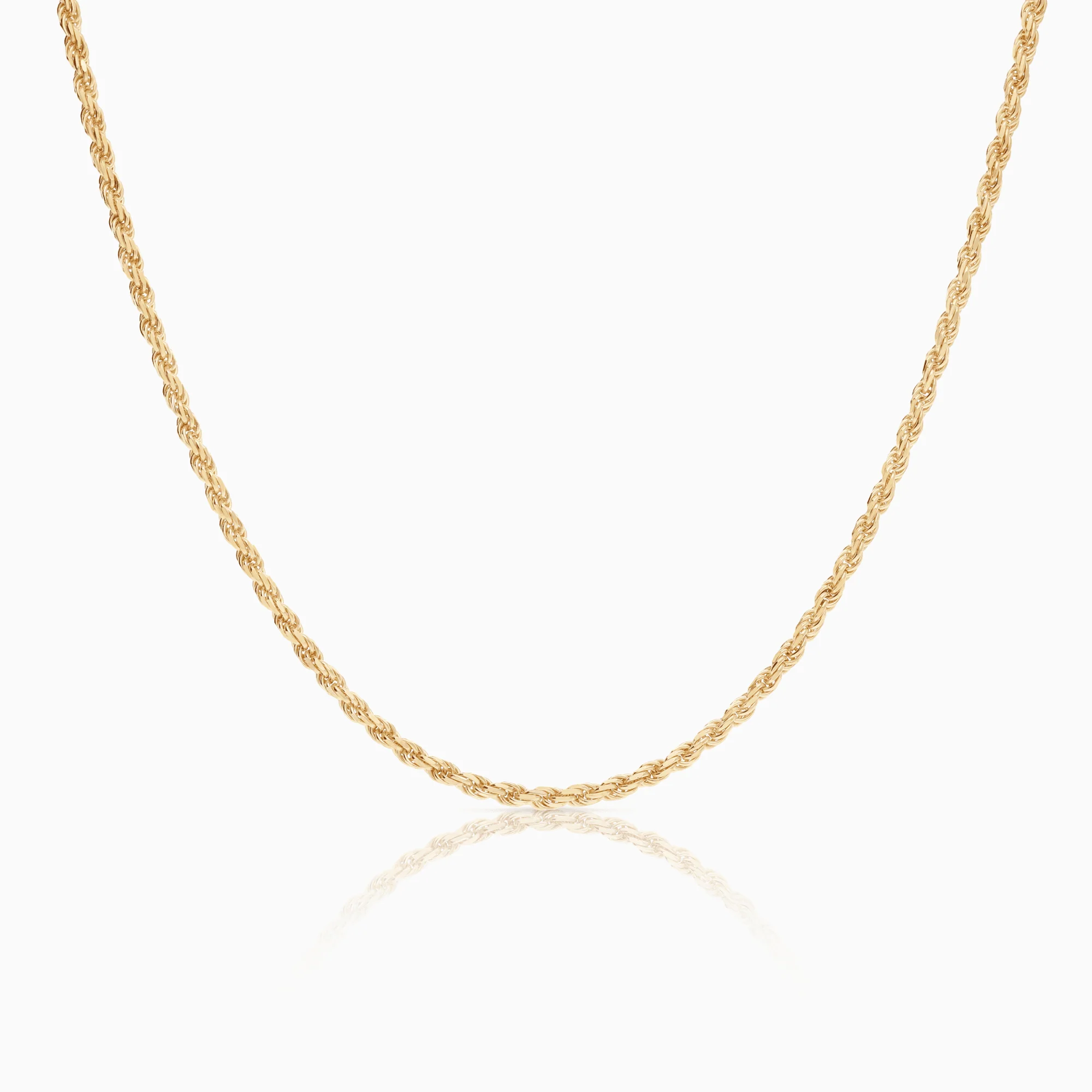 Rope necklace 15.35g 18K gold