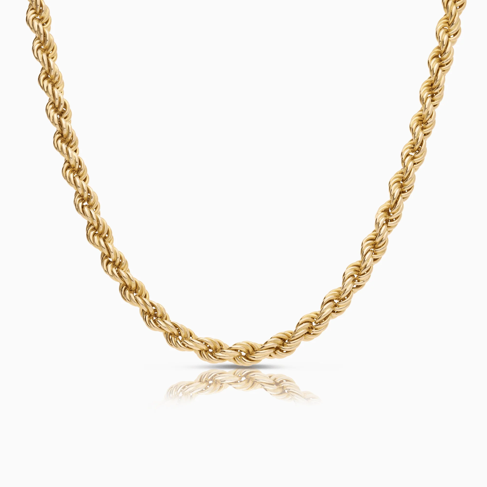 Rope necklace 25.72g 18K gold
