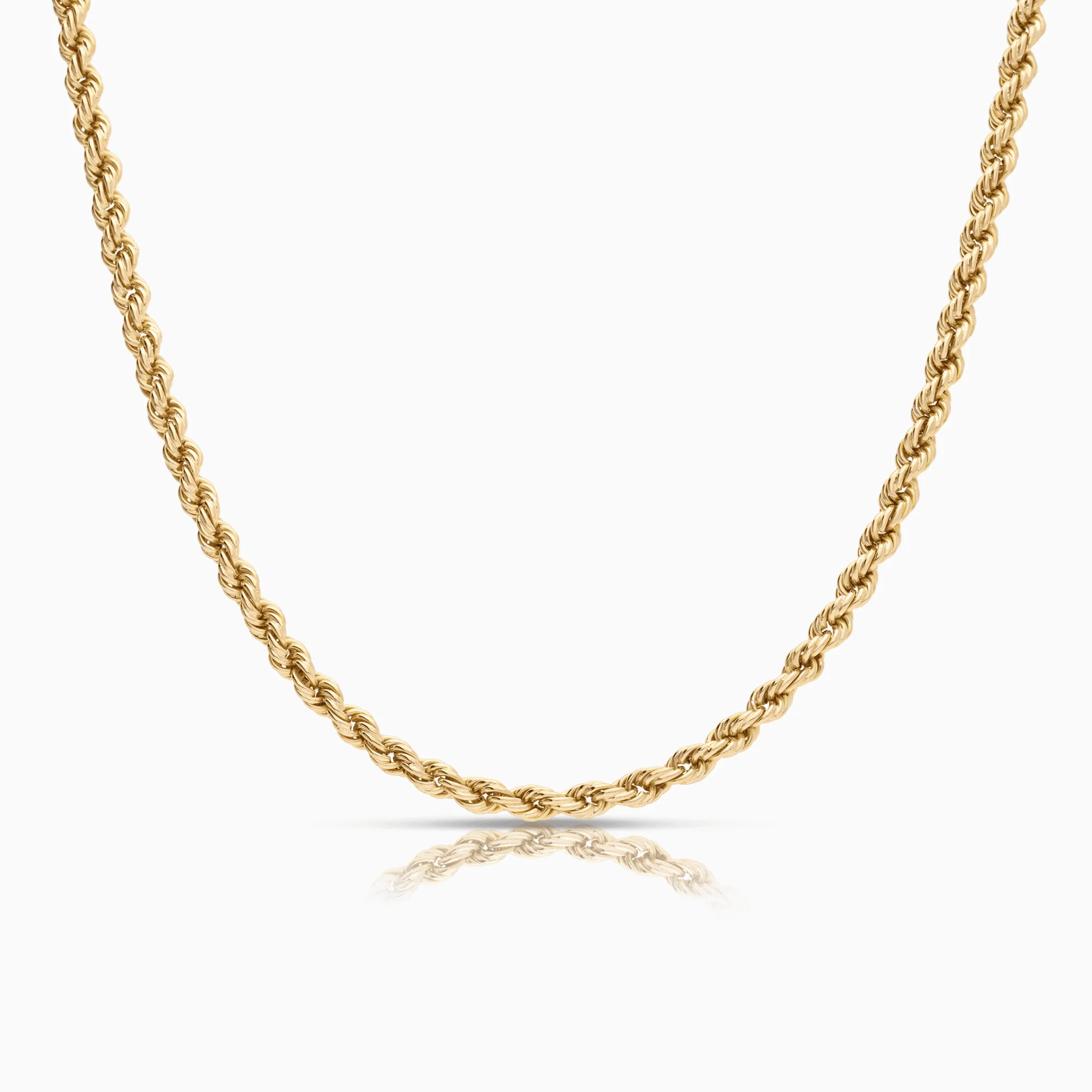 Rope necklace 26.71g 18K gold