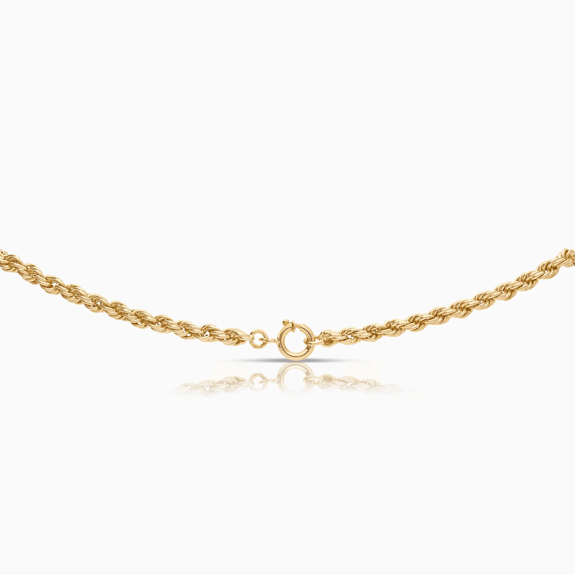 Rope necklace 26.71g 18K gold - Image 2