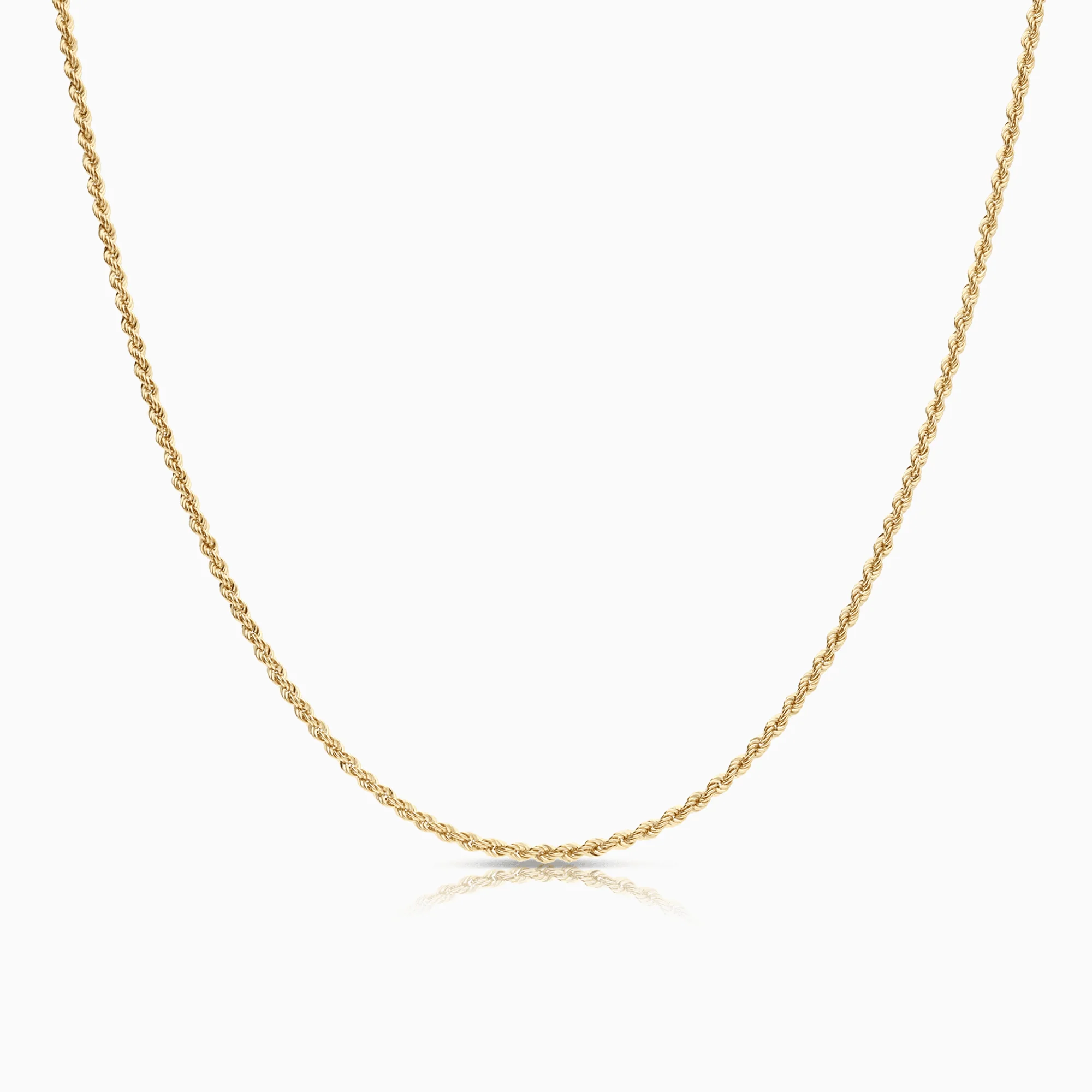 Rope necklace 2.88g 18K gold