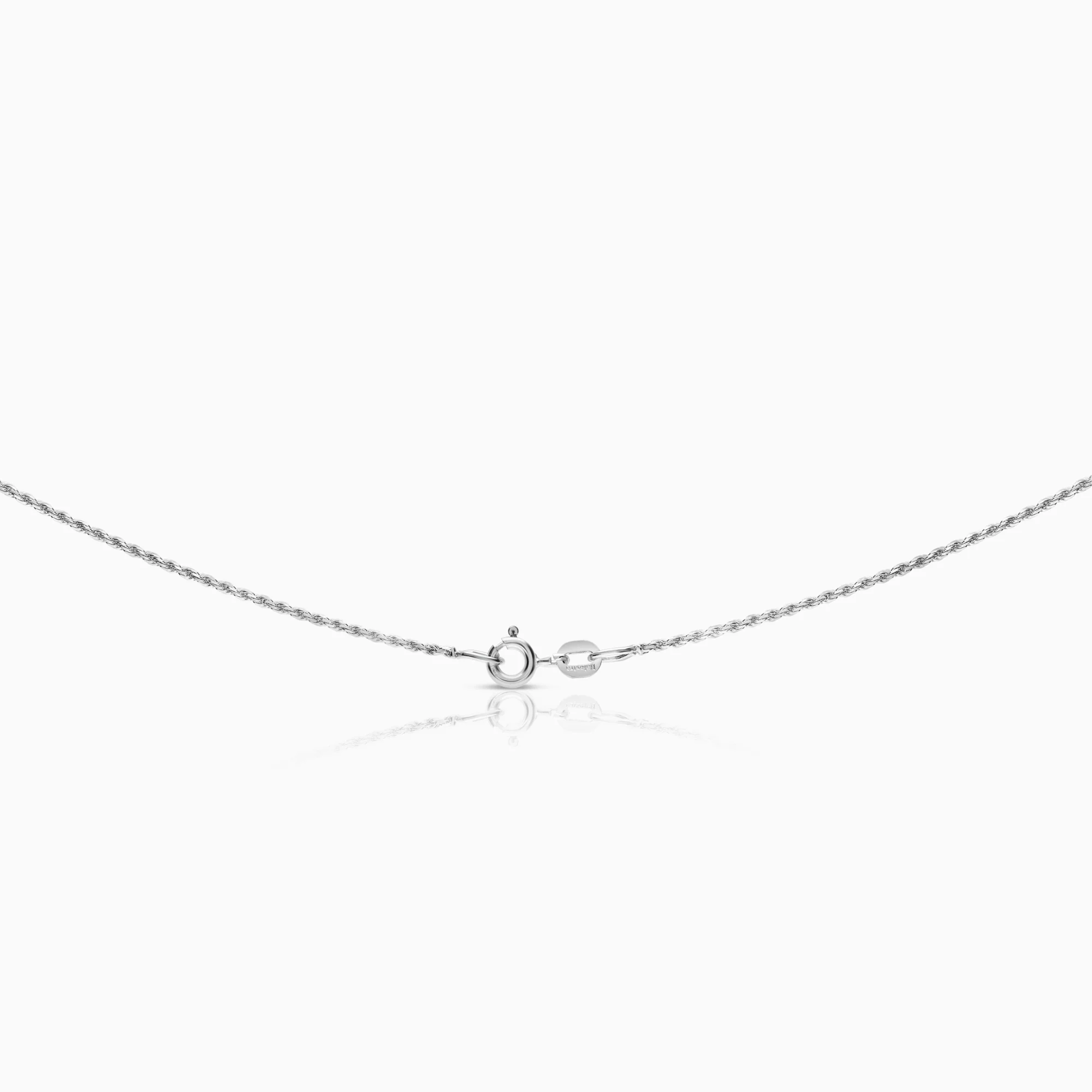 Rope necklace 2.94g 18K white gold - Image 2