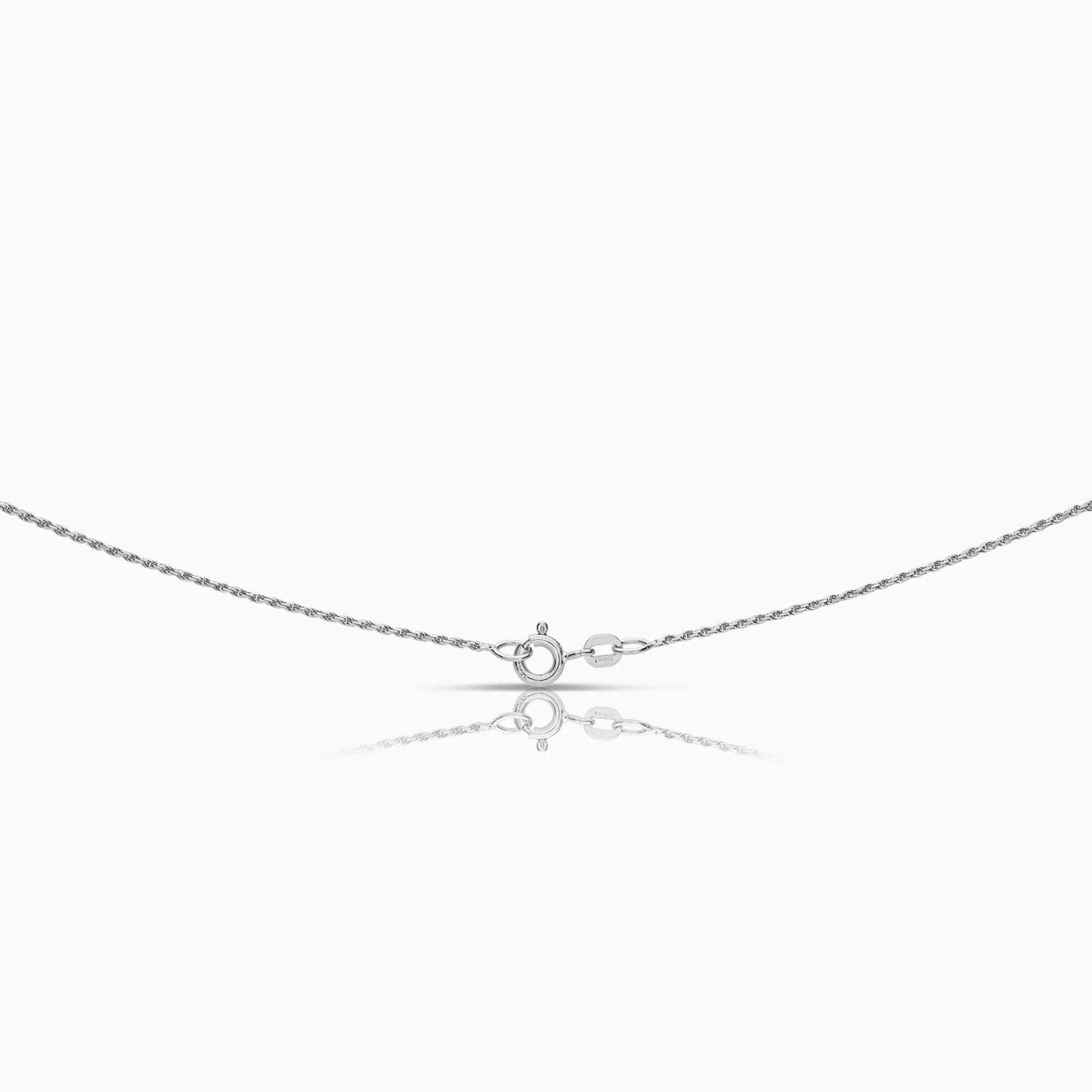 Rope necklace 2.95g 18K white gold - Image 2