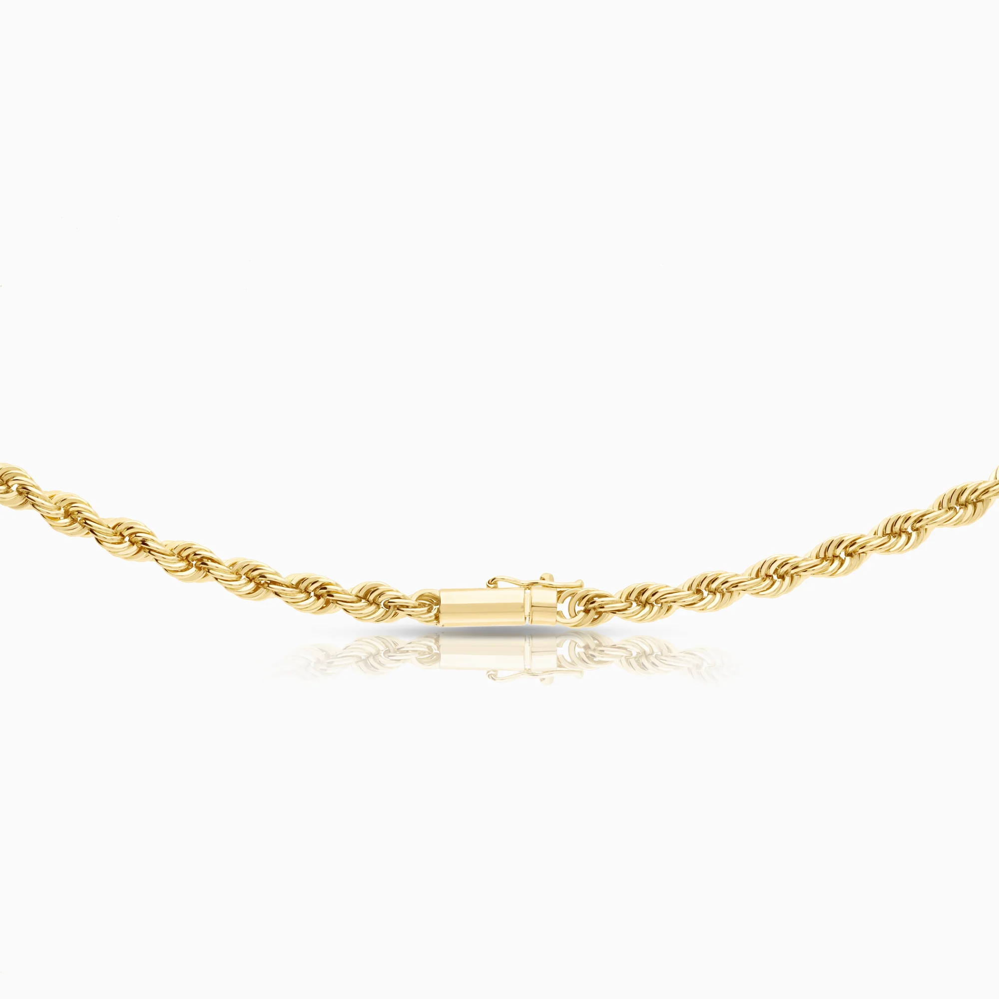 Rope necklace 35.12g 14K gold - Image 3